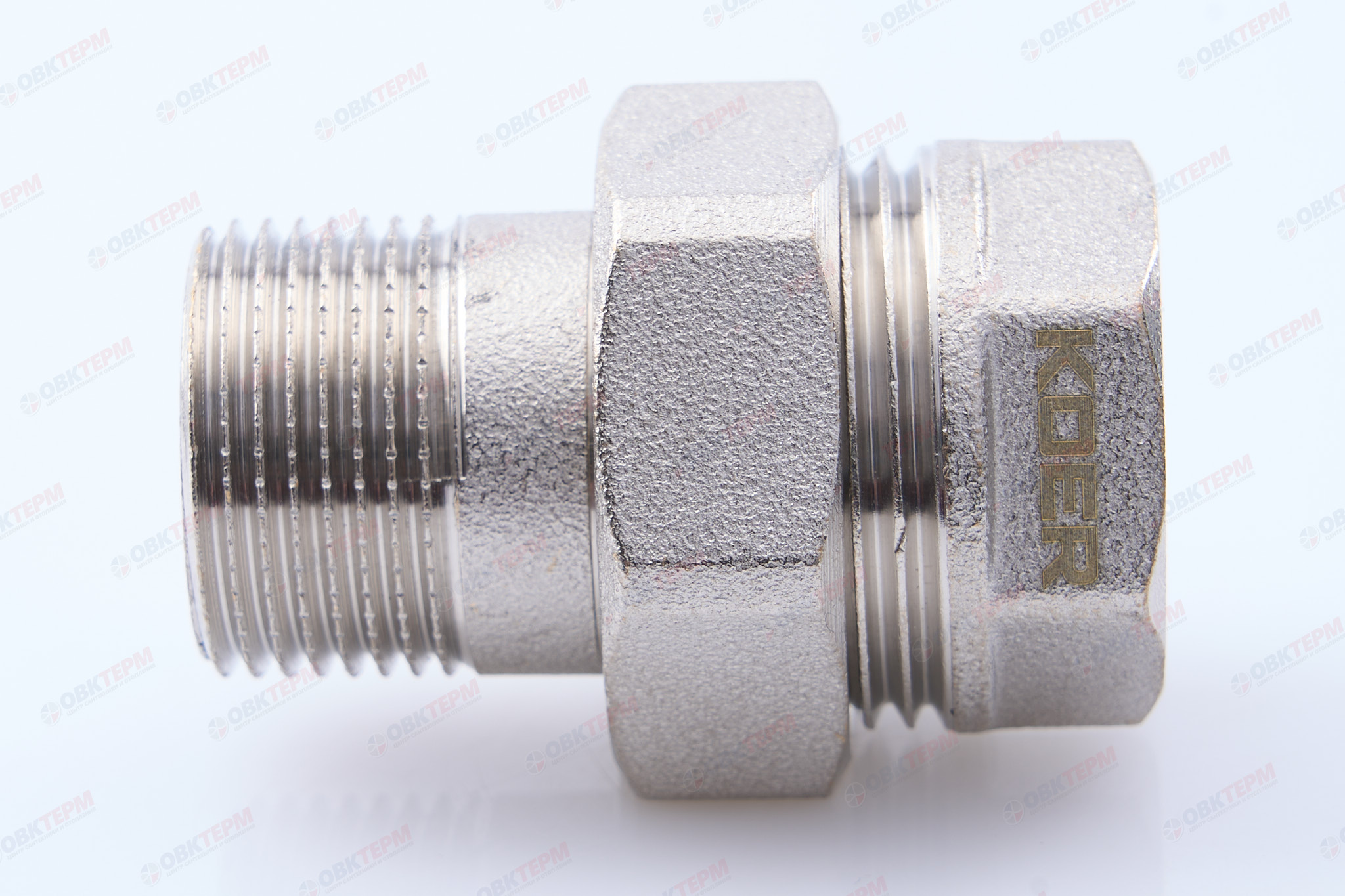 Американка   KOER        3/4"  прямая  усиленная  (120/30 шт) - Изображение №5