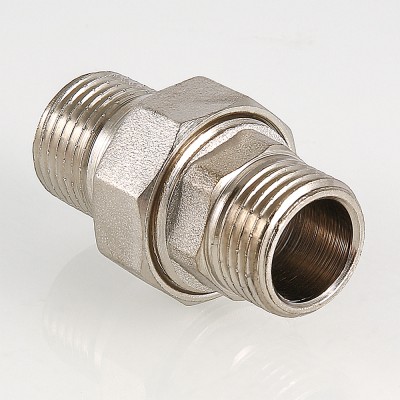 Американка прямая разъемная        3/4" нн никель    Valtec          (70ящ/10уп) - Изображение №2