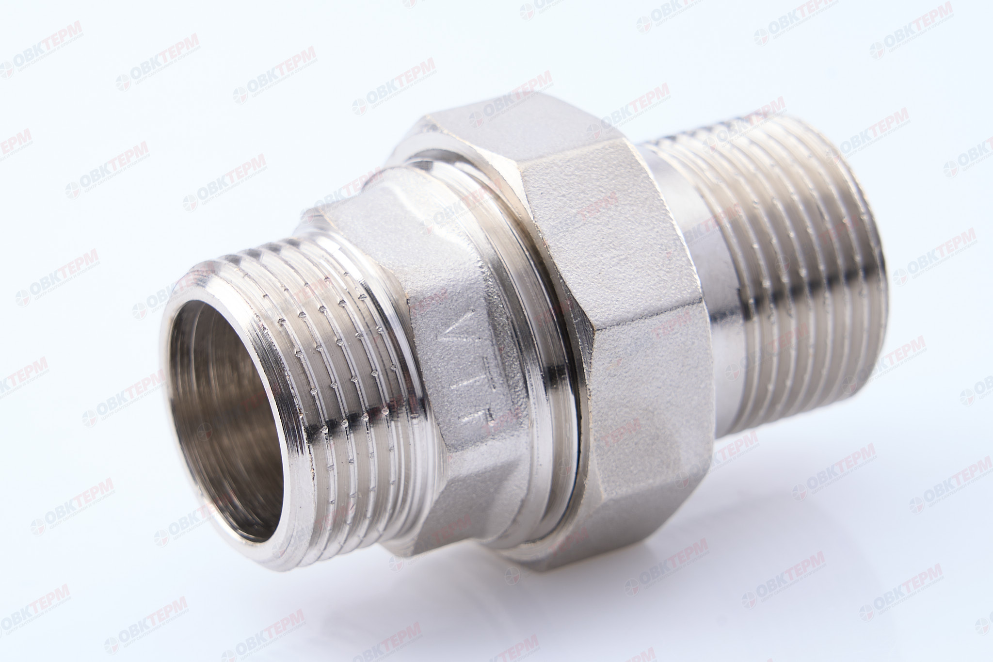 Американка прямая разъемная        3/4" нн никель    Valtec          (70ящ/10уп) - Изображение №1