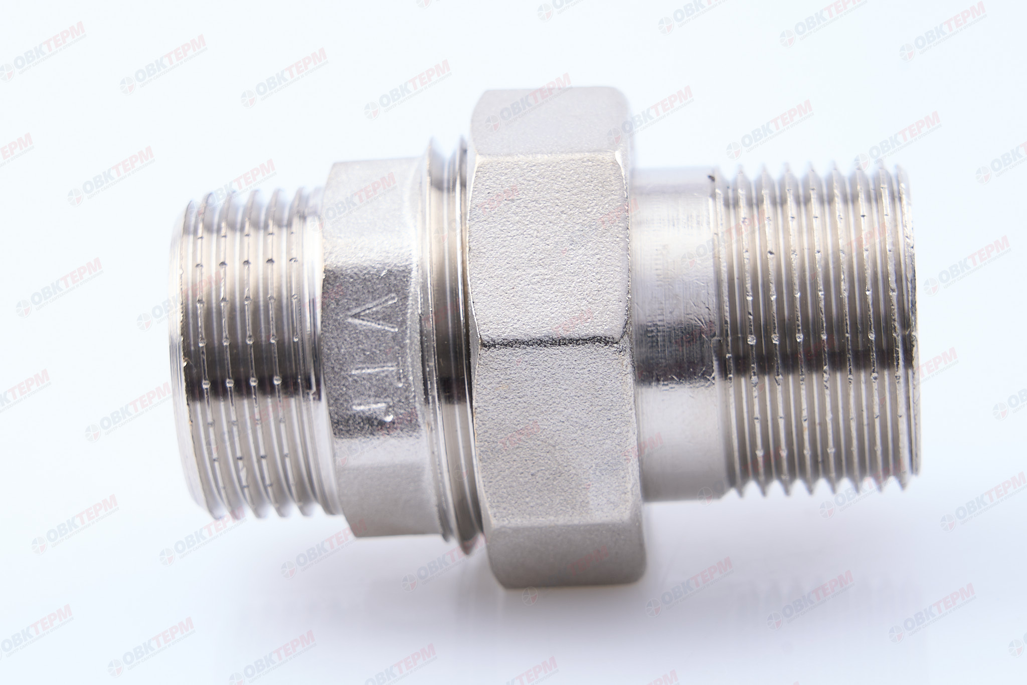 Американка прямая разъемная        3/4" нн никель    Valtec          (70ящ/10уп) - миниатюра №6