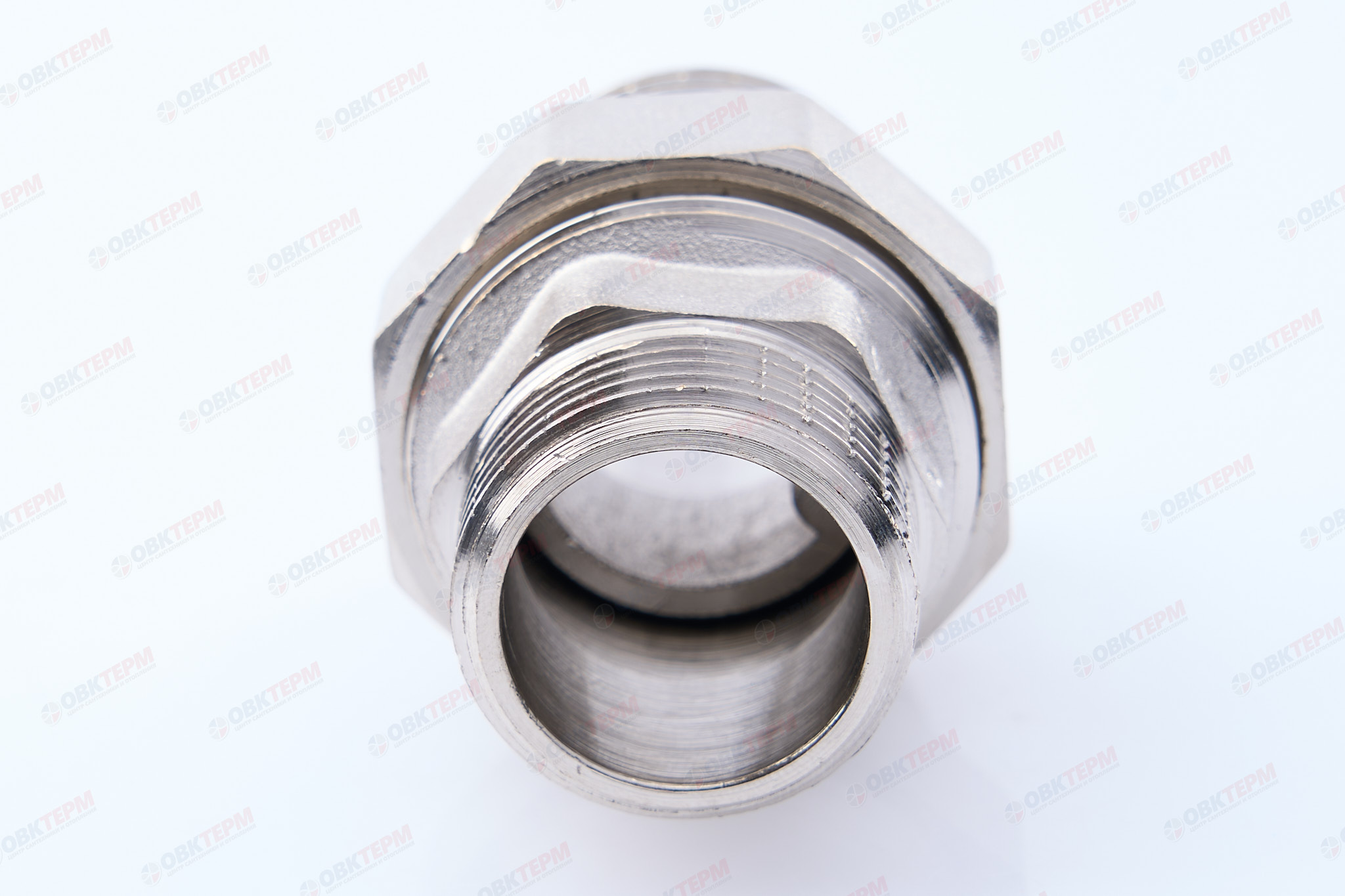 Американка прямая разъемная        3/4" нн никель    Valtec          (70ящ/10уп) - миниатюра №7