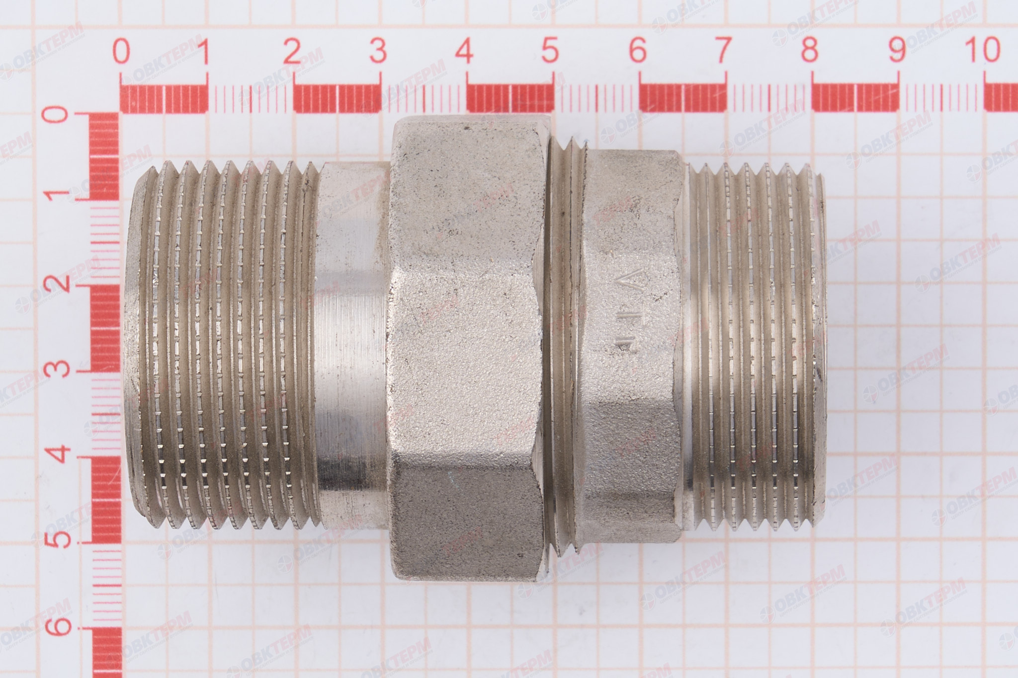 Американка прямая разъемная     1 1/4" нн  хром    Valtec    (   /5) - миниатюра №9