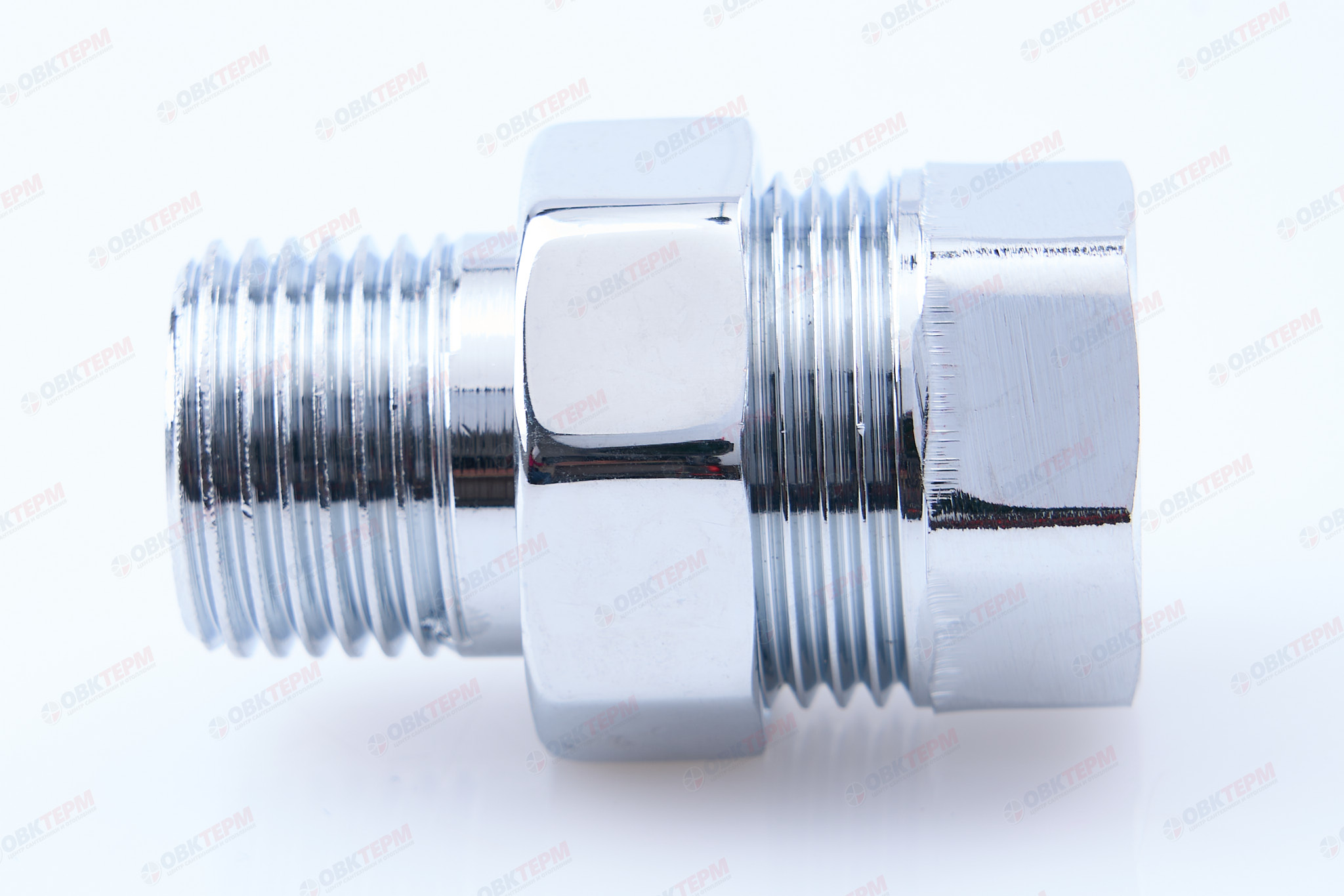 Американка хром TIM   1/2" прямая   (10шт/120ящ) - миниатюра №4
