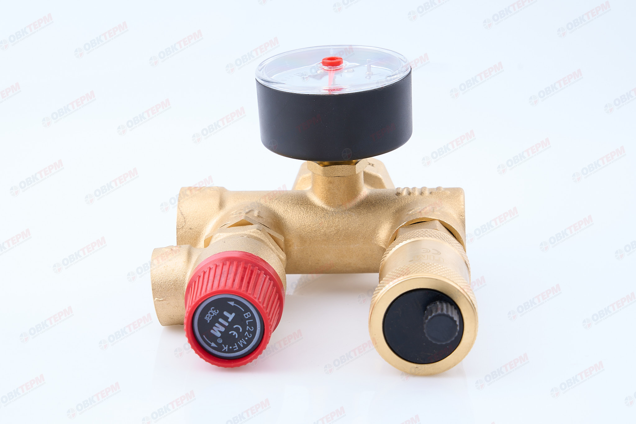 Группа безопасности котла    TIM    1"x3/4-3 bar (с возм. уст. бака)  (JH-1026-3)   (1шт/18ящ) - Изображение №5