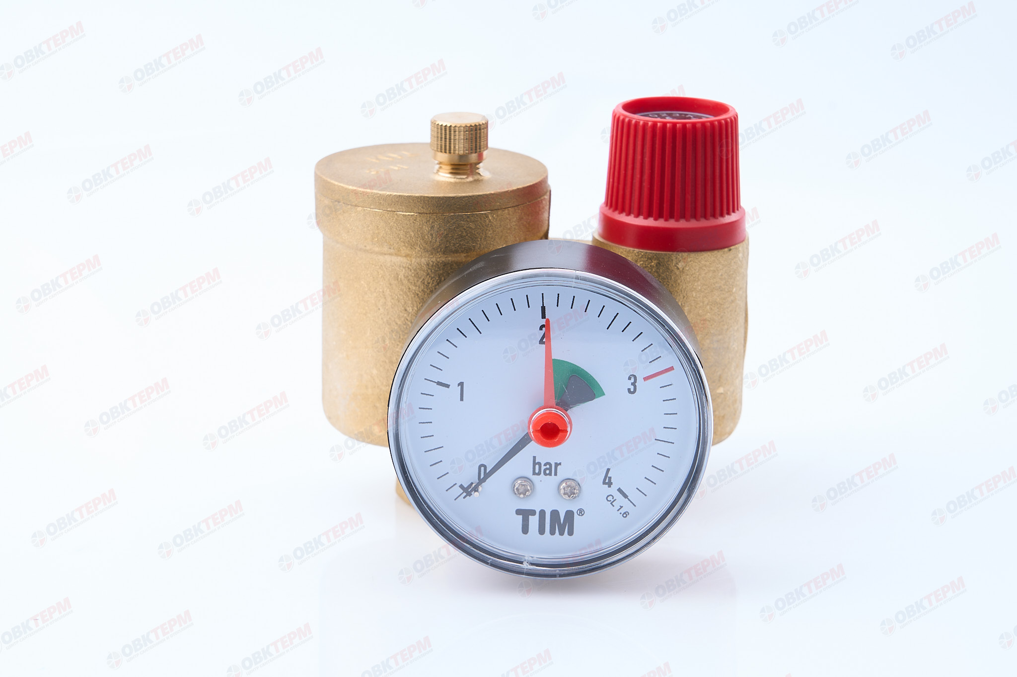 Группа безопасности котла     TIM  КОМПАКТ  1"-3 bar    (JH-1023)   (1шт/12ящ) - Изображение №1