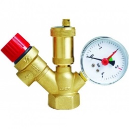 Группа безопасности котла KOER  1"   (50 шт) (3 бар) - Изображение №1