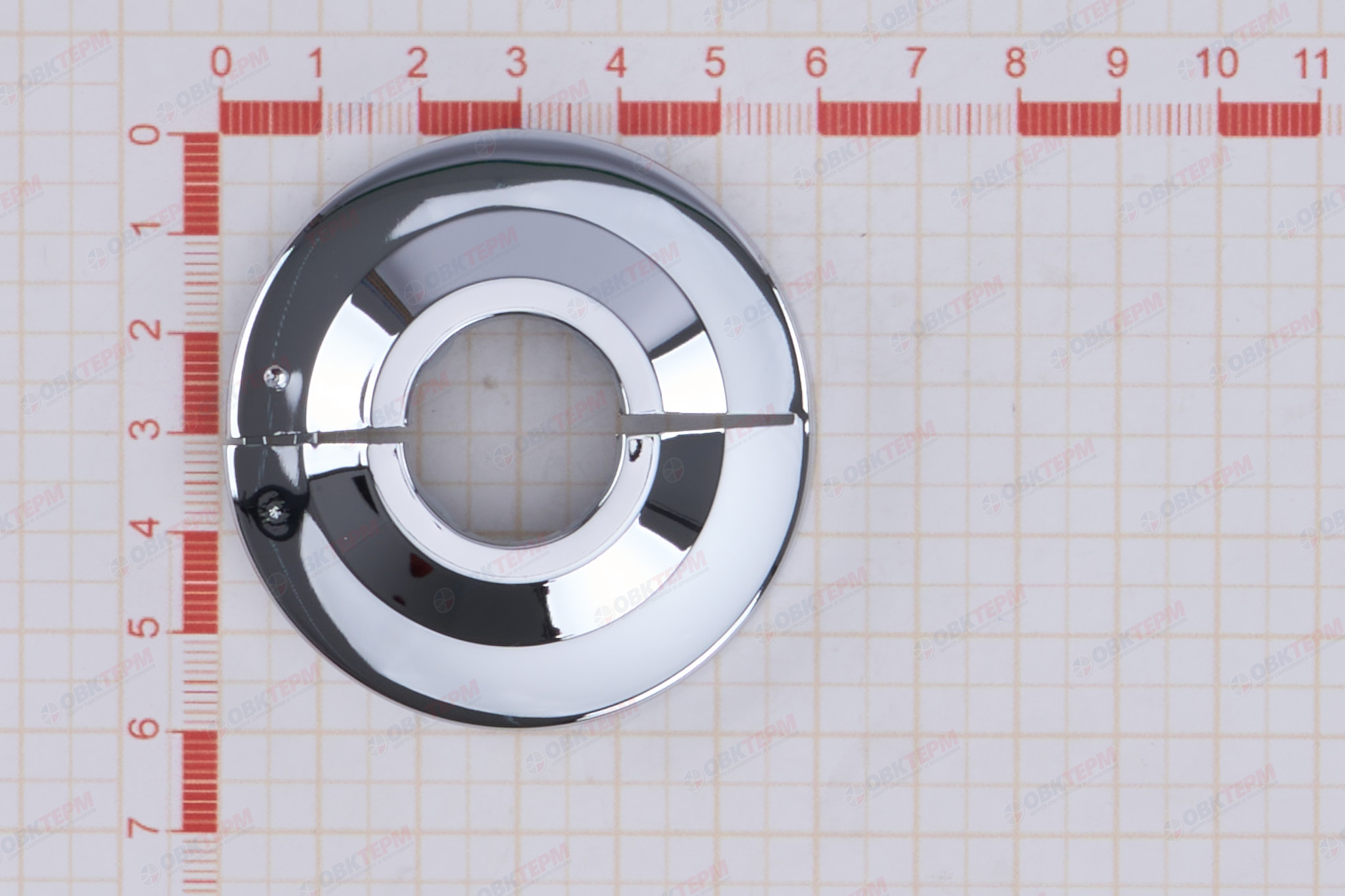 Чашка декоративная TIM (хромированная) разъемная 1/2"  (100шт/1000ящ) - Изображение №4