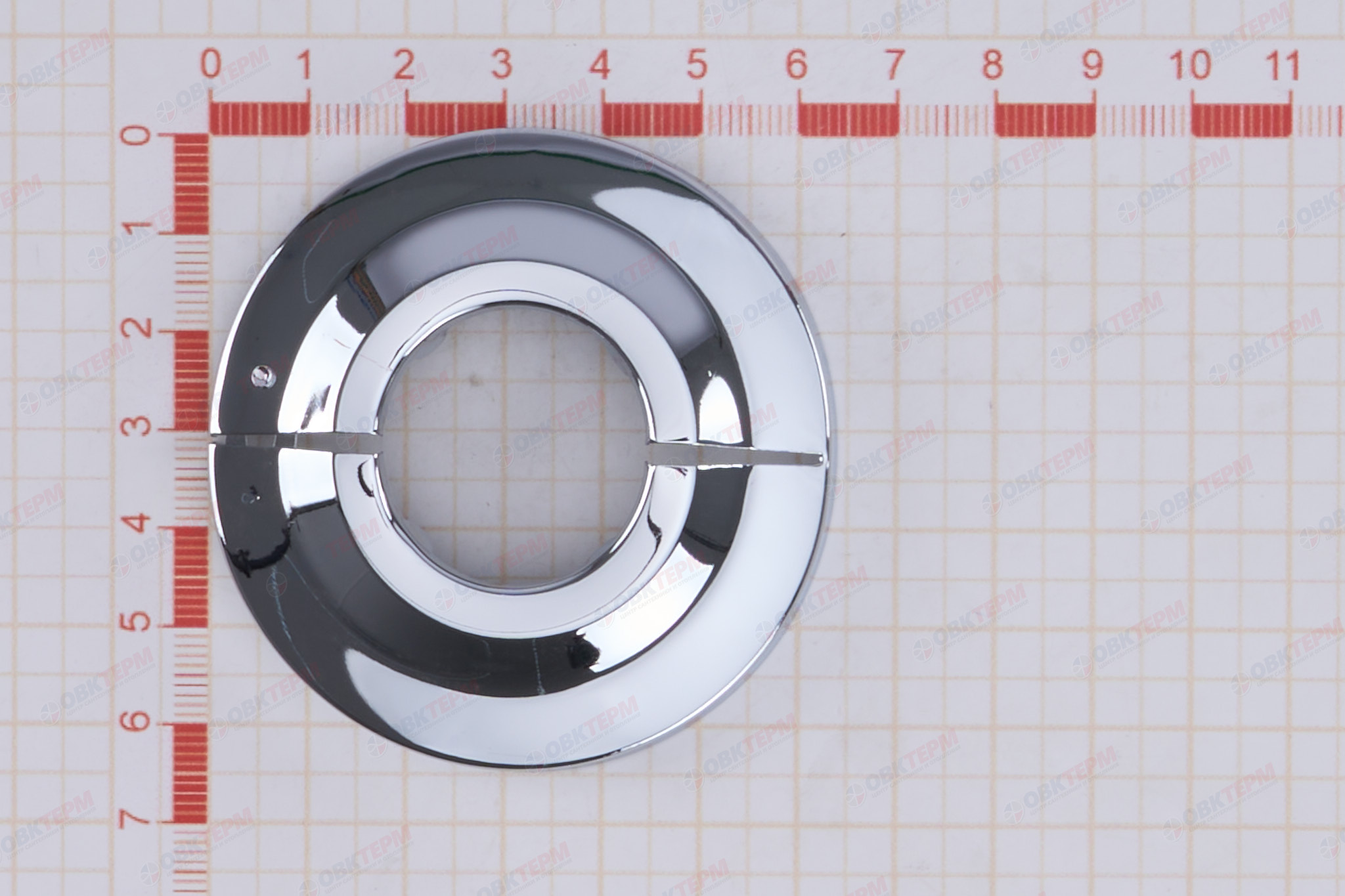 Чашка декоративная TIM (хромированная) разъемная 3/4  (100шт/1000ящ) - Изображение №4