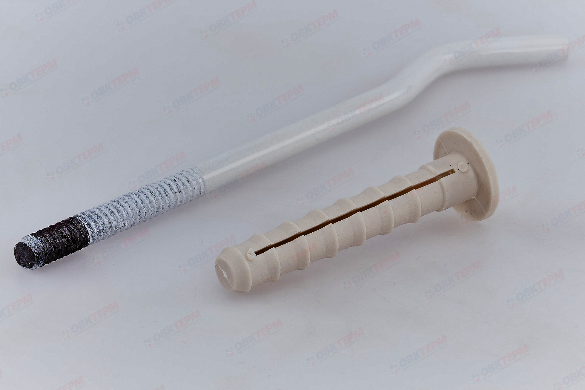 Крепления радиаторные штырьковые  (чугун/алюм/бимет.рад) КРУГЛЫЙ 9 х 220 мм - Изображение №1