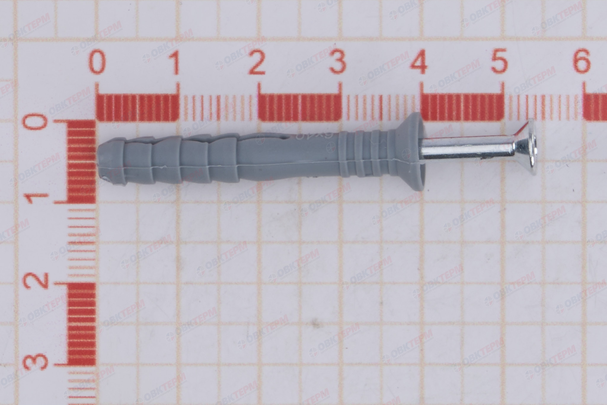 Шуруп дюбель  (100 шт) 6х40 Daxmer - миниатюра №7
