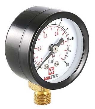 Манометр Ду 63 низ 1/4" 0-16 бар TM-310P    (Valtec) - Изображение №1