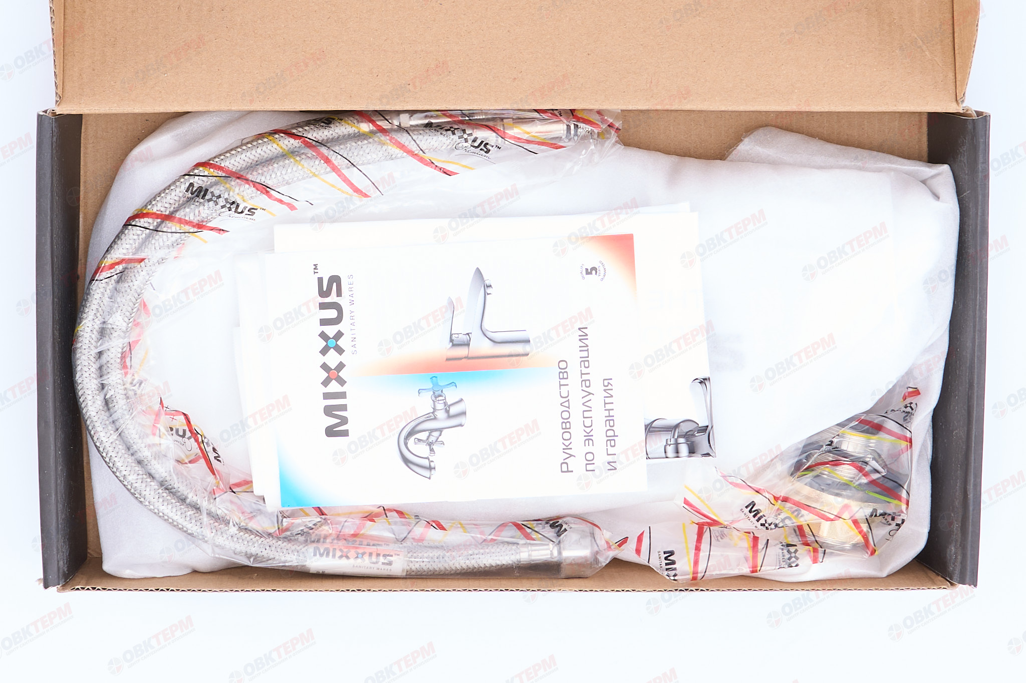 Смеситель д/кухни MIXXUS PREMIUM TIGER 014 Ø40 на ГАЙКЕ BLACK (10 шт/ящ) - миниатюра №7