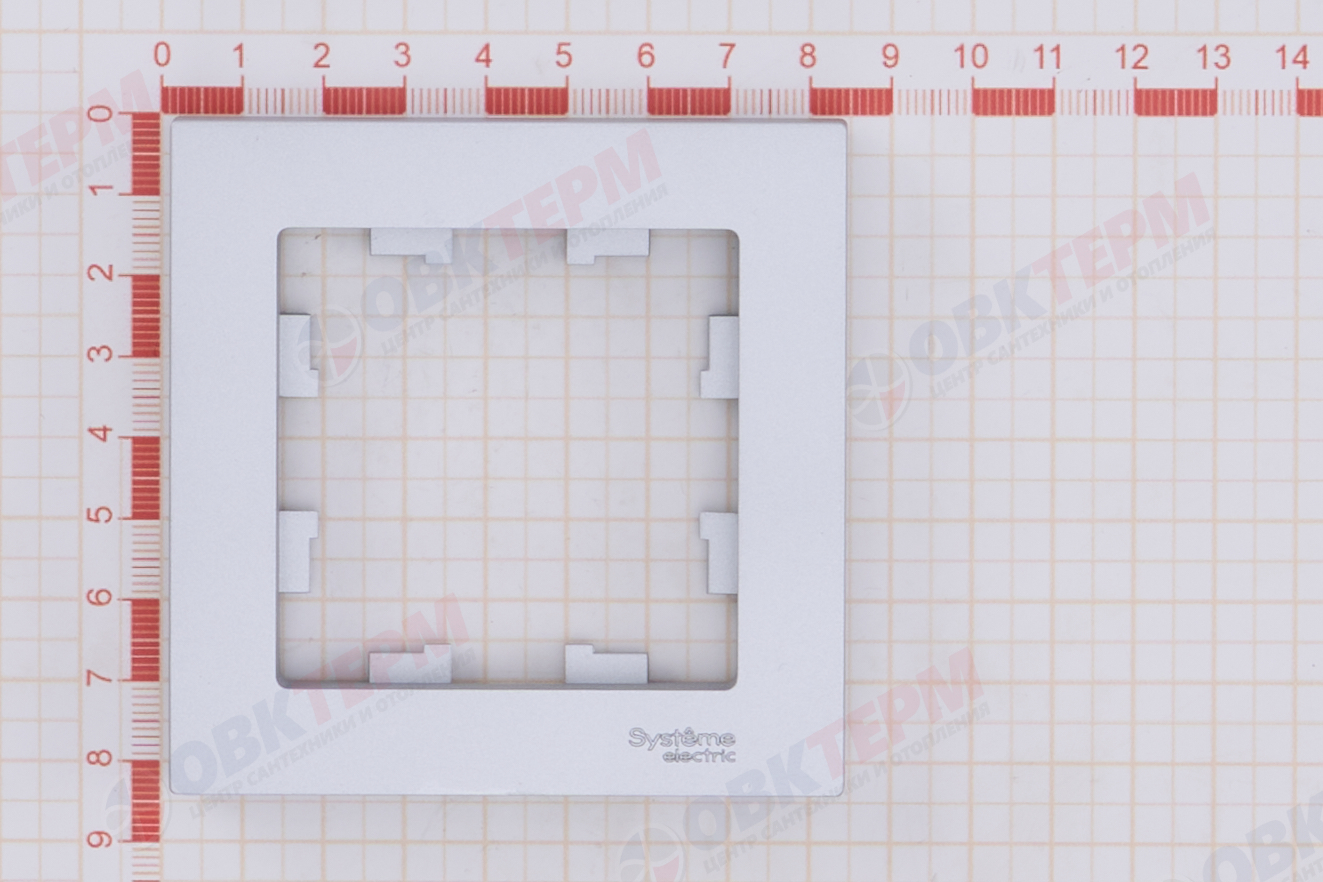 Рамка 1-м Алюминий AtlasDesign Systeme Electric - миниатюра №7