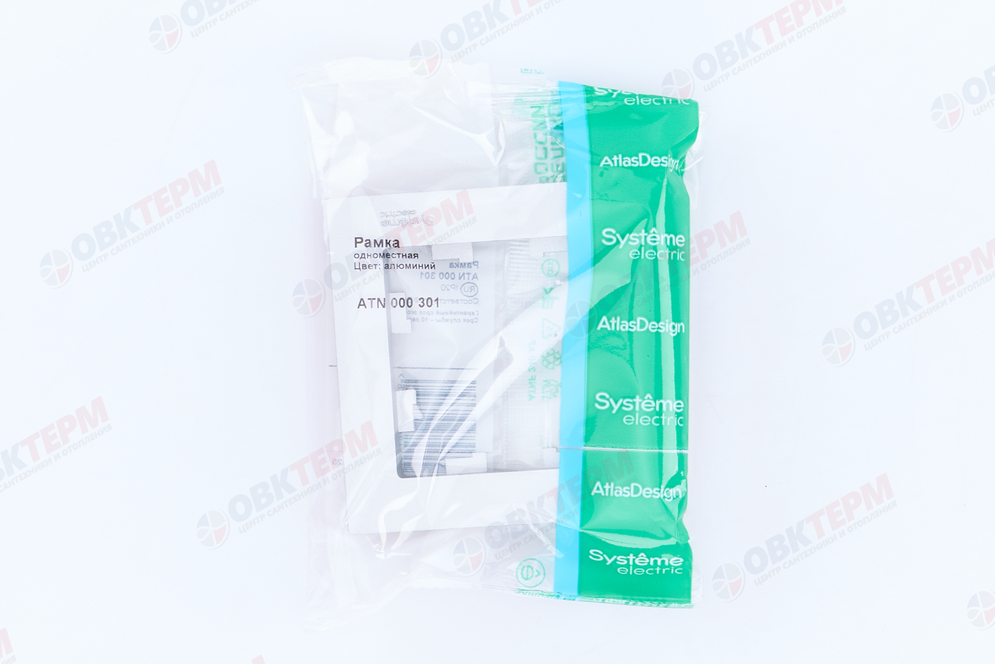 Рамка 1-м Алюминий AtlasDesign Systeme Electric - миниатюра №8