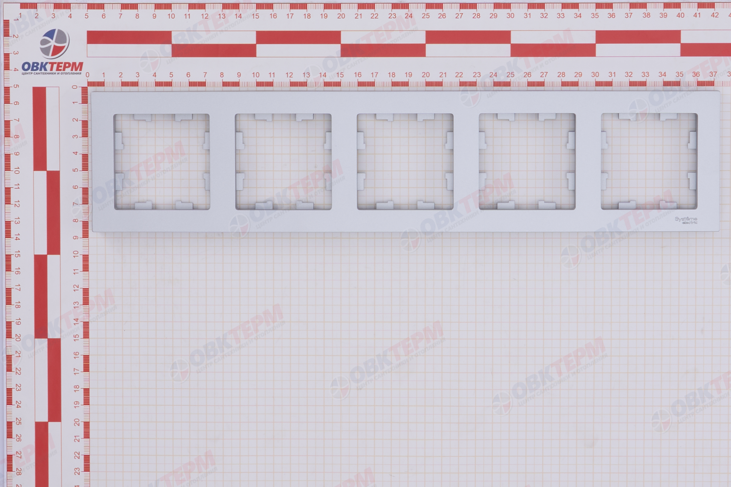 Рамка 5-м Алюминий AtlasDesign Systeme Electric - миниатюра №9