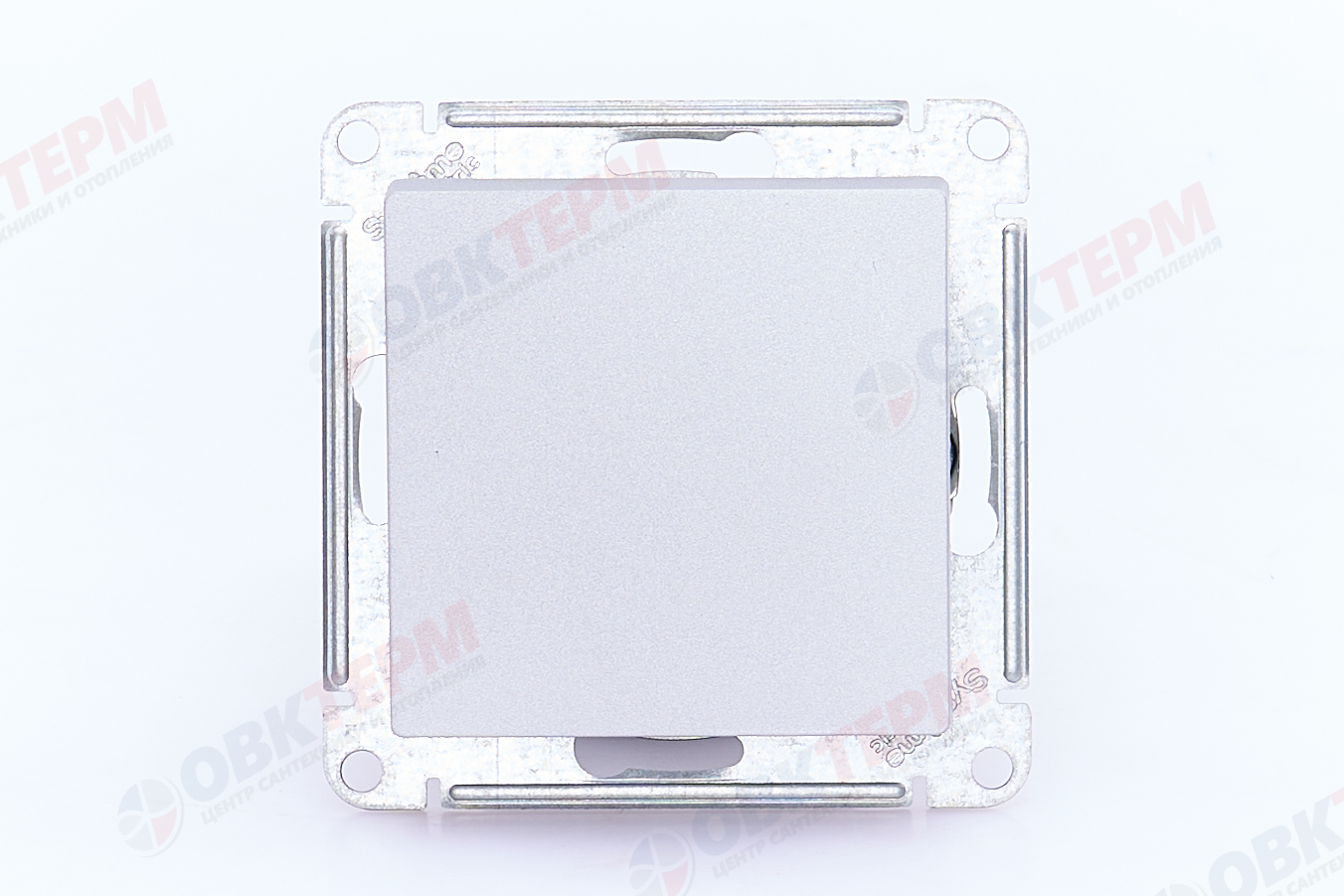 Выключатель 1-клавишный механизм сх.1 10АХ Алюминий AtlasDesign Systeme Electric - Изображение №5