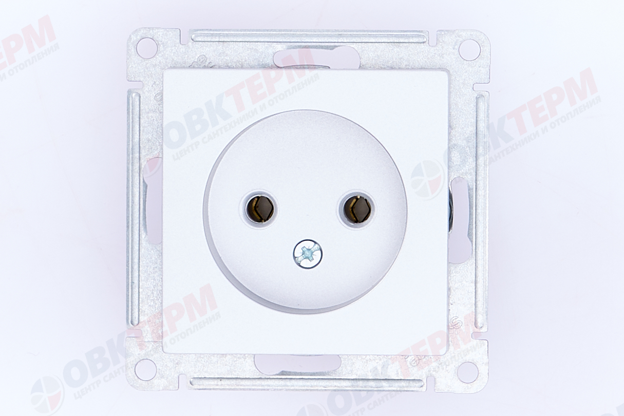 Розетка б/з 16А механизм Алюминий AtlasDesign Systeme Electric - Изображение №5
