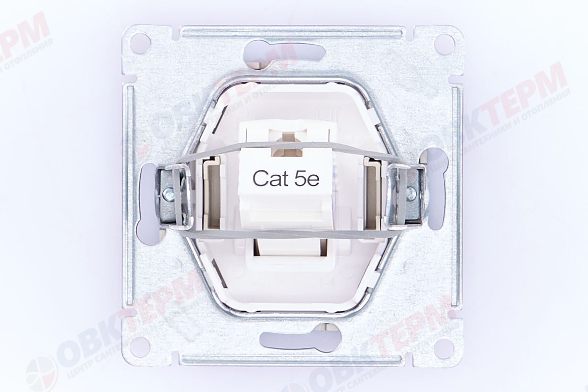 Розетка компьютерная RJ45 механизм Алюминий AtlasDesign Systeme Electric - миниатюра №8