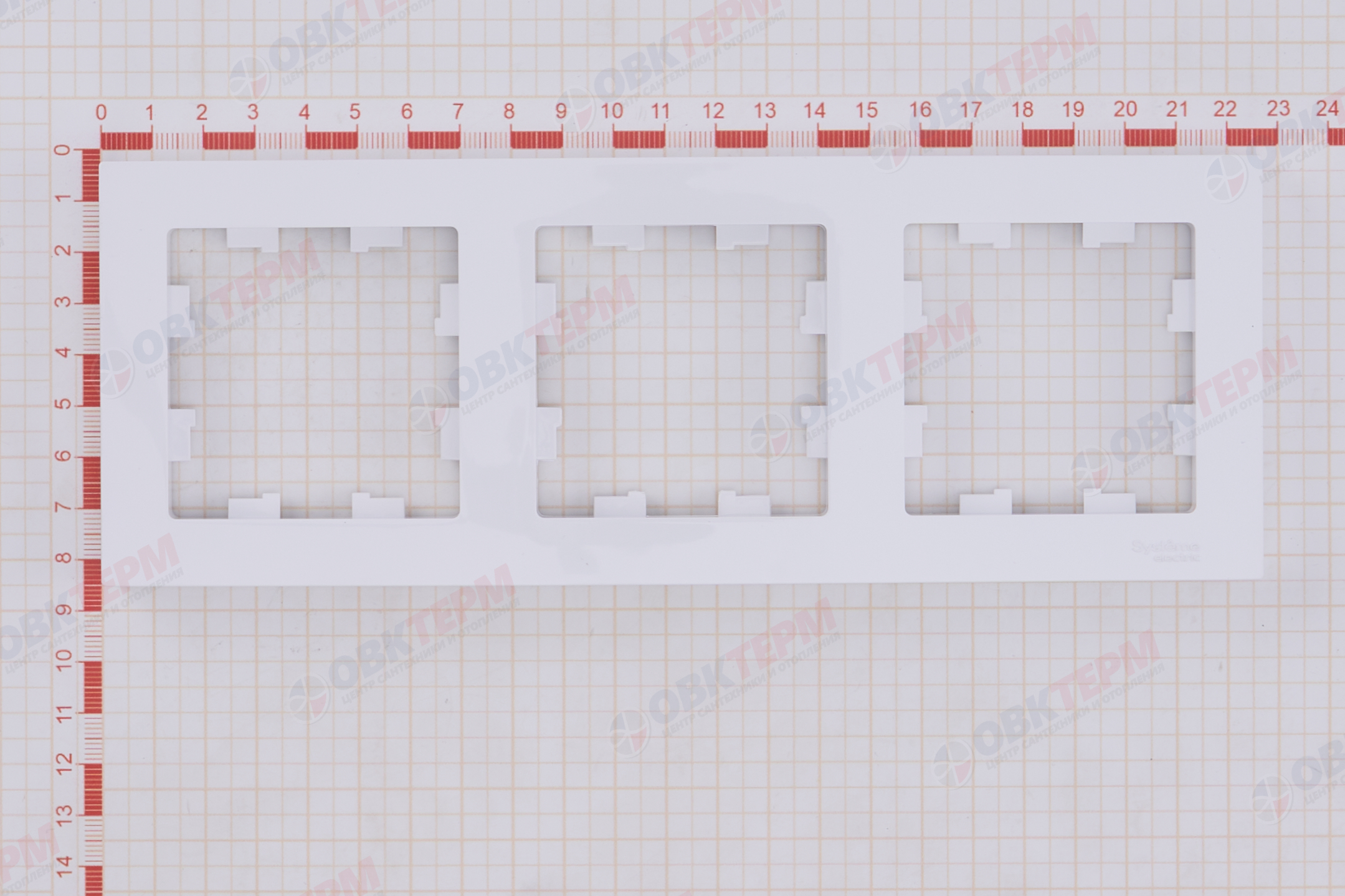 Рамка 3-м Белый AtlasDesign Systeme Electric - миниатюра №7
