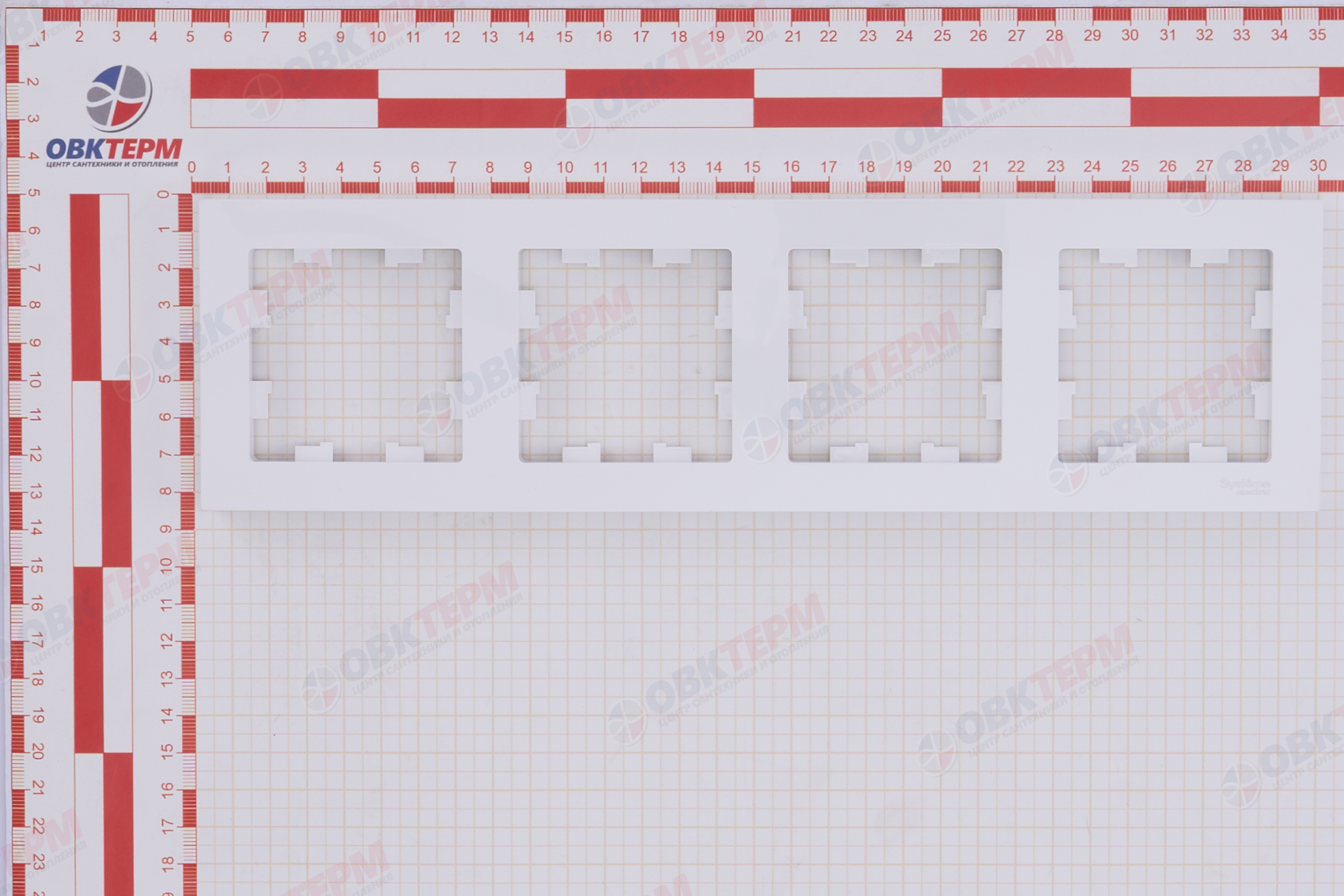 Рамка 4-м Белый AtlasDesign Systeme Electric - миниатюра №7