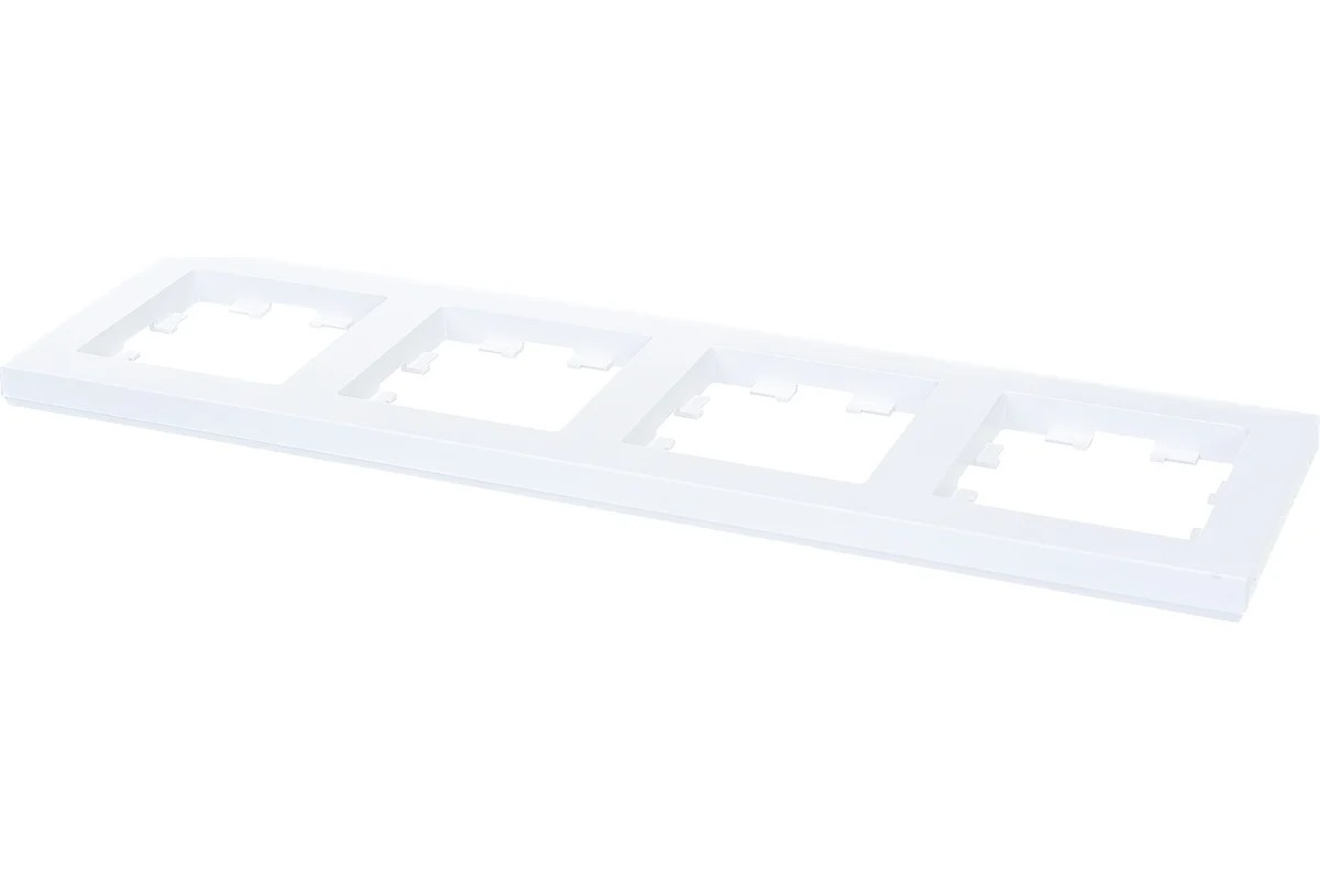 Рамка 4-м Белый AtlasDesign Systeme Electric - Изображение №3