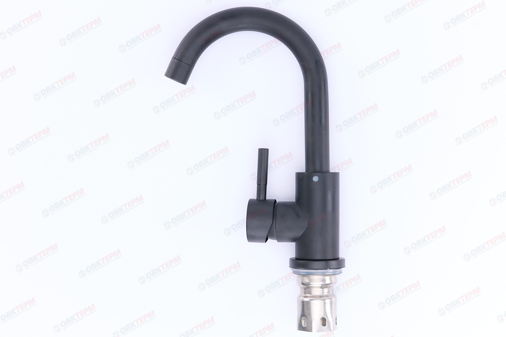 Смеситель д/умывальника нерж/сталь CHAMPION SUS-011-B BLACK  (10 шт/ящ) - Изображение №2