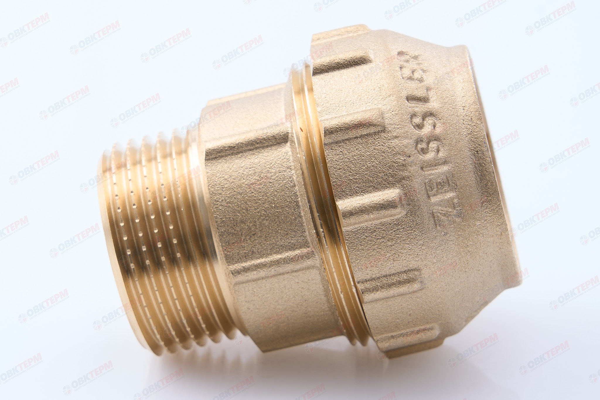 Муфта латунь 32 * 1" н  ПНД ТИМ   (70/10шт) - Изображение №3