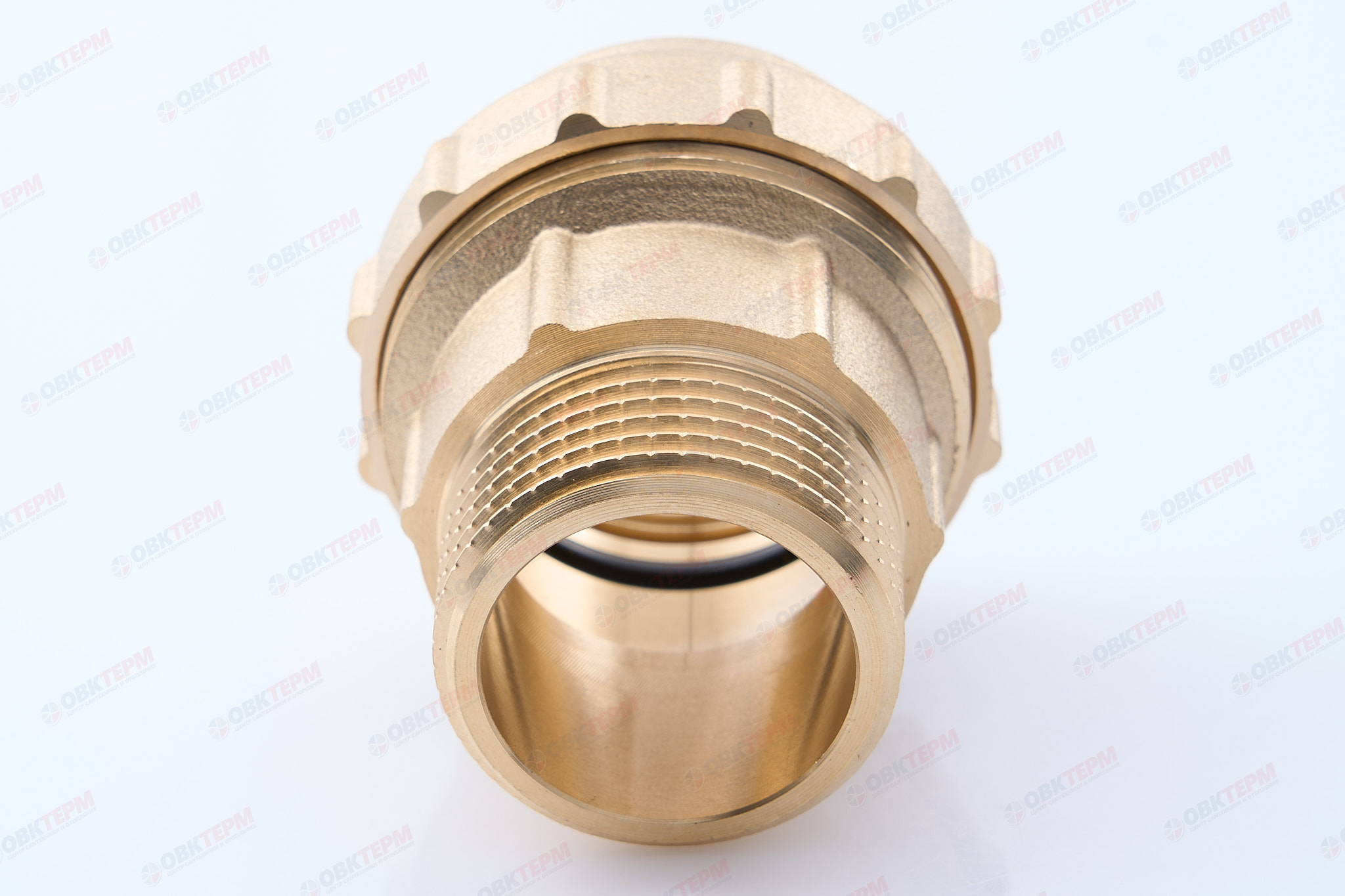 Муфта латунь 32 * 1" н  ПНД ТИМ   (70/10шт) - Изображение №4