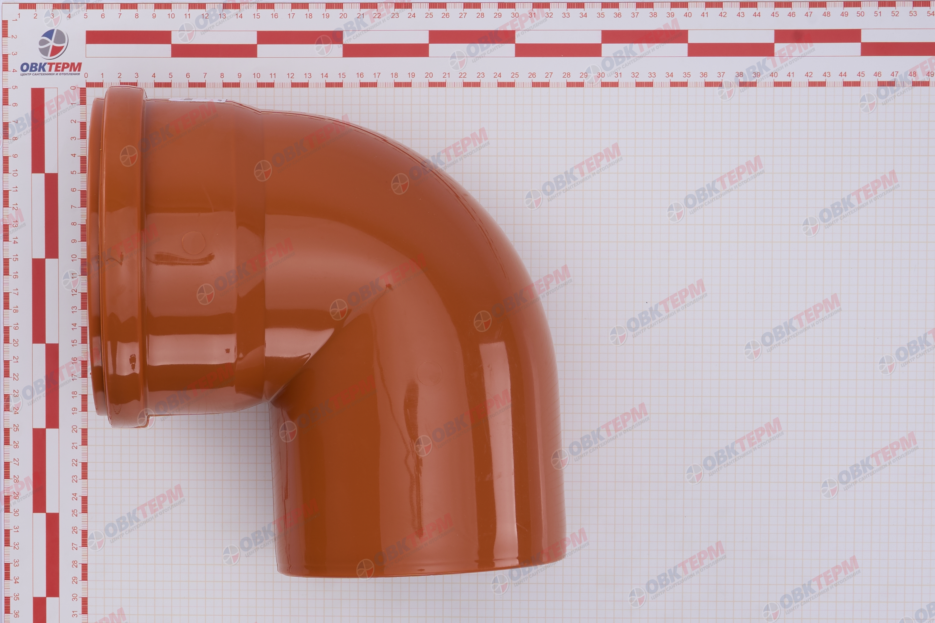 Отвод  160  90*   РЫЖИЙ   (12 шт)        RTP - миниатюра №6