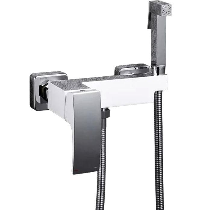 Смеситель с гигиеническим душем GAPPO G2007-8 латунь /белый - Изображение №1