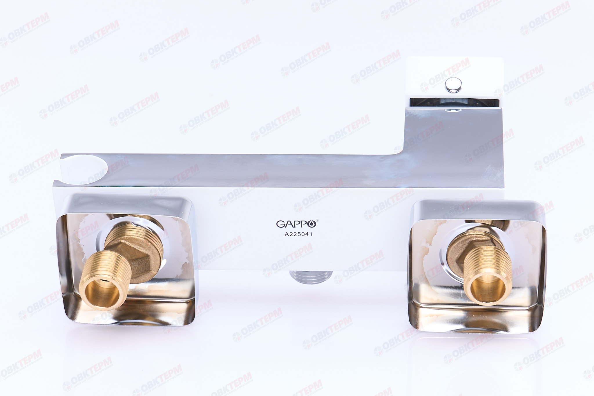 Смеситель с гигиеническим душем GAPPO G2007-8 латунь /белый - миниатюра №6