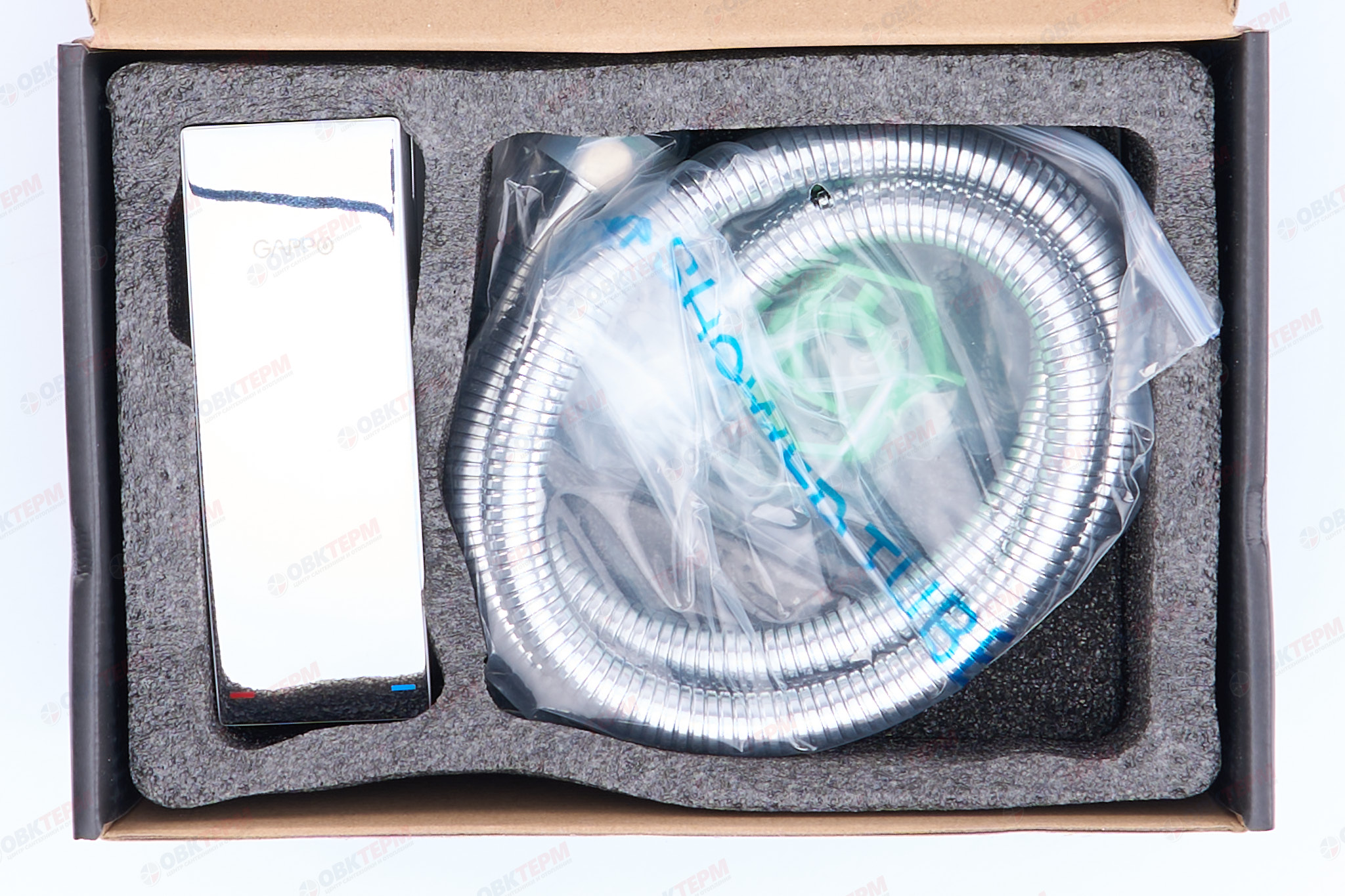 Смеситель с гигиеническим душем GAPPO G2007-8 латунь /белый - миниатюра №7