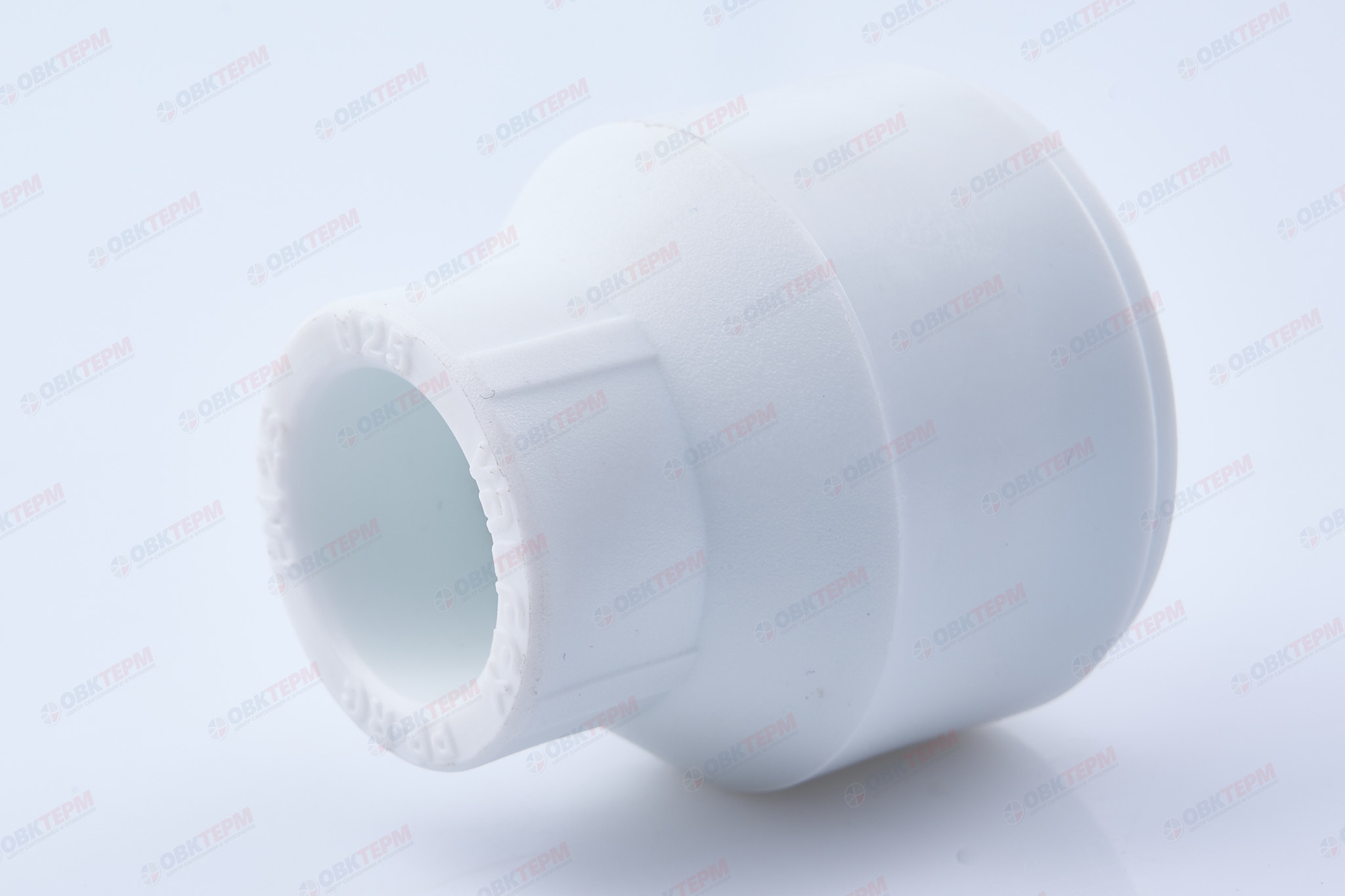 Муфта переход. 50*25  ВН    (VALFEX)  белый  (150/25) - Изображение №1