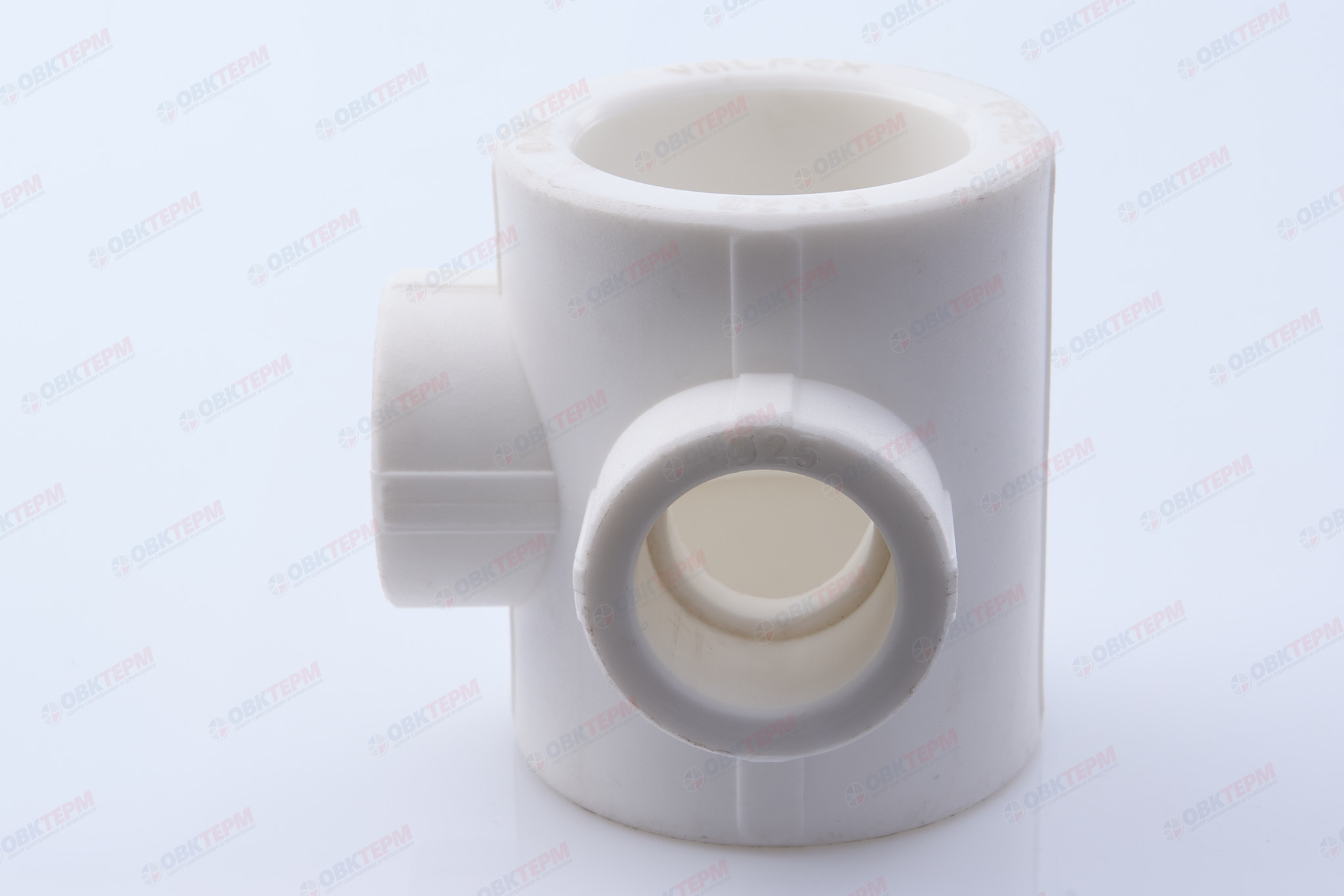 Крестовина двух плоск-я  40*25*25*40      (VALFEX)  белый (60/15) - миниатюра №4