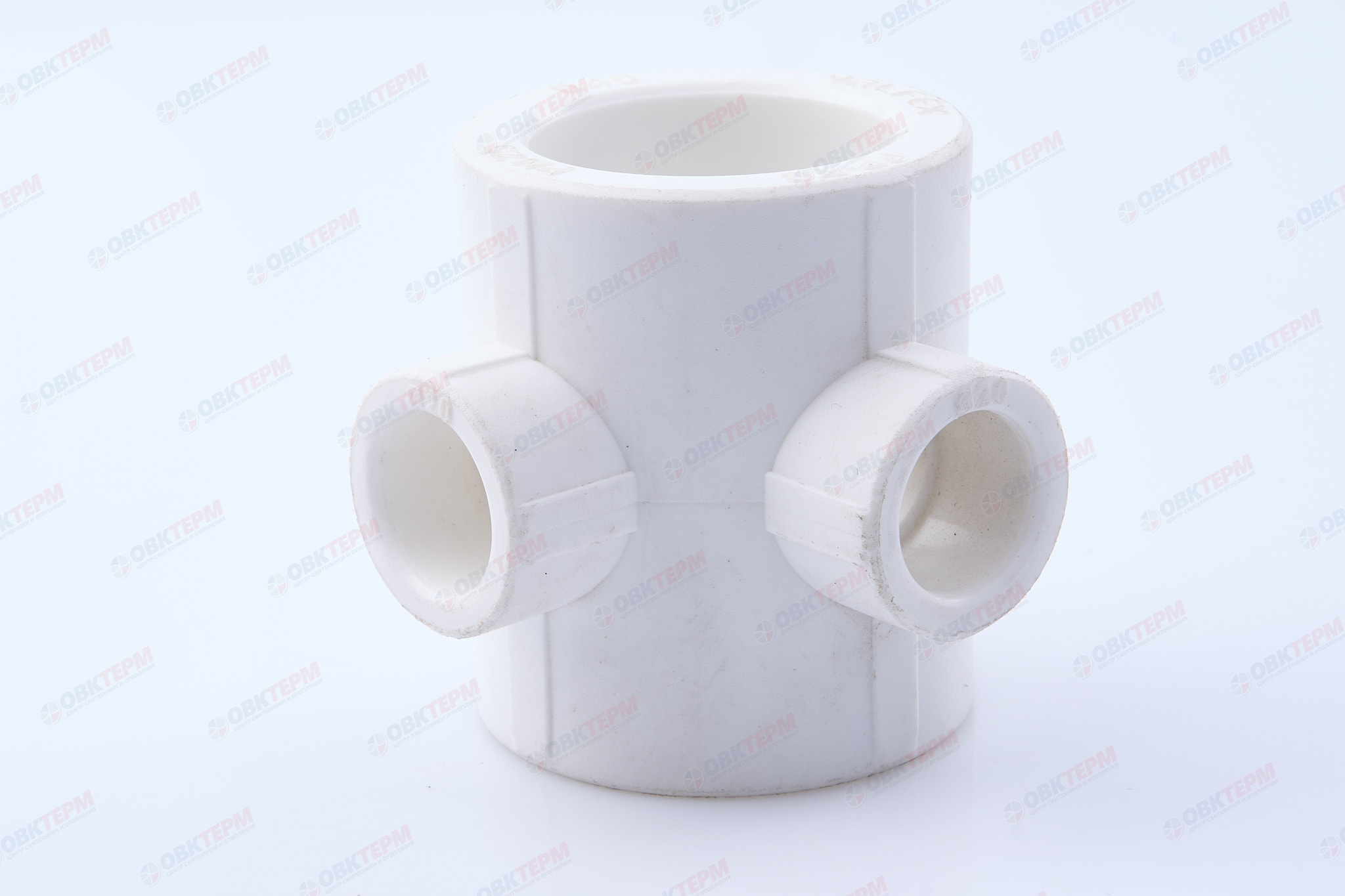 Крестовина двух плоск-я  40*20*20*40      (VALFEX)  белый (60/15) - изображение №1
