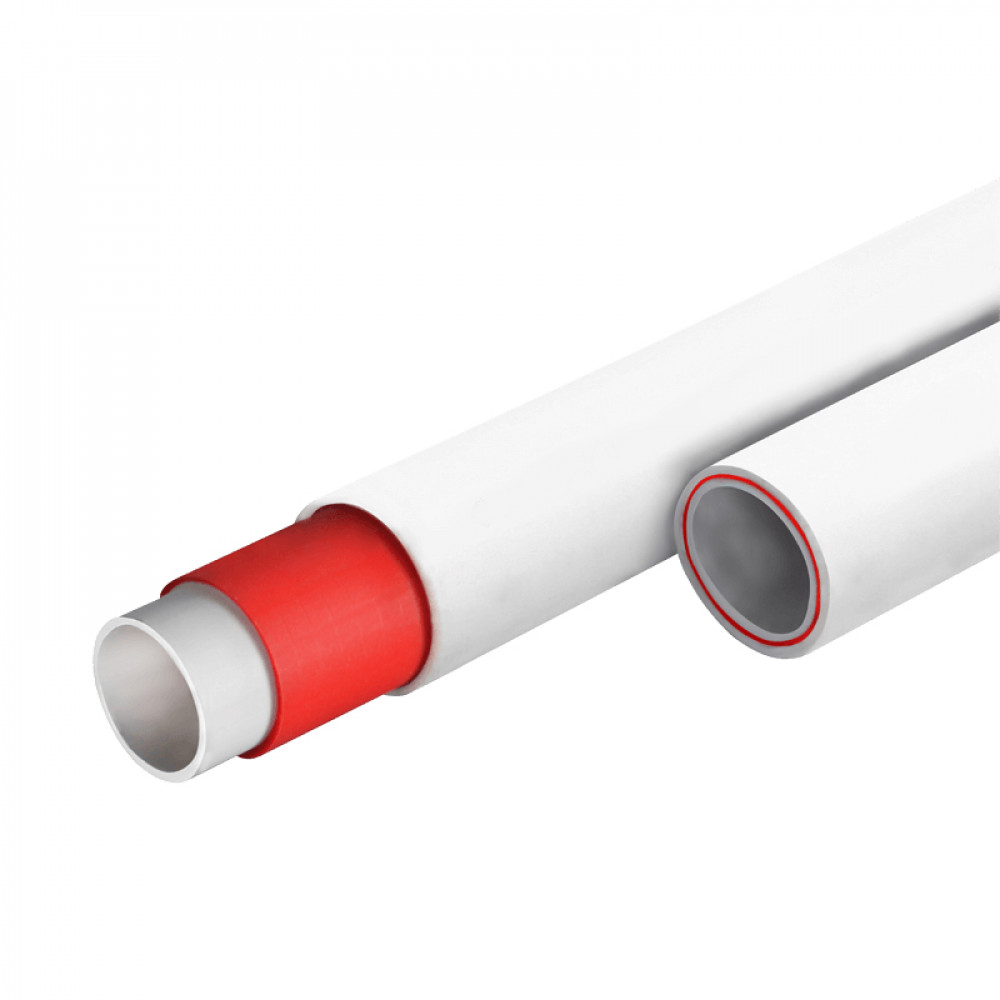 Труба армированная стекловолокном  SDR 7.4 PN20  90*12,3  (VALFEX) белая - миниатюра №2