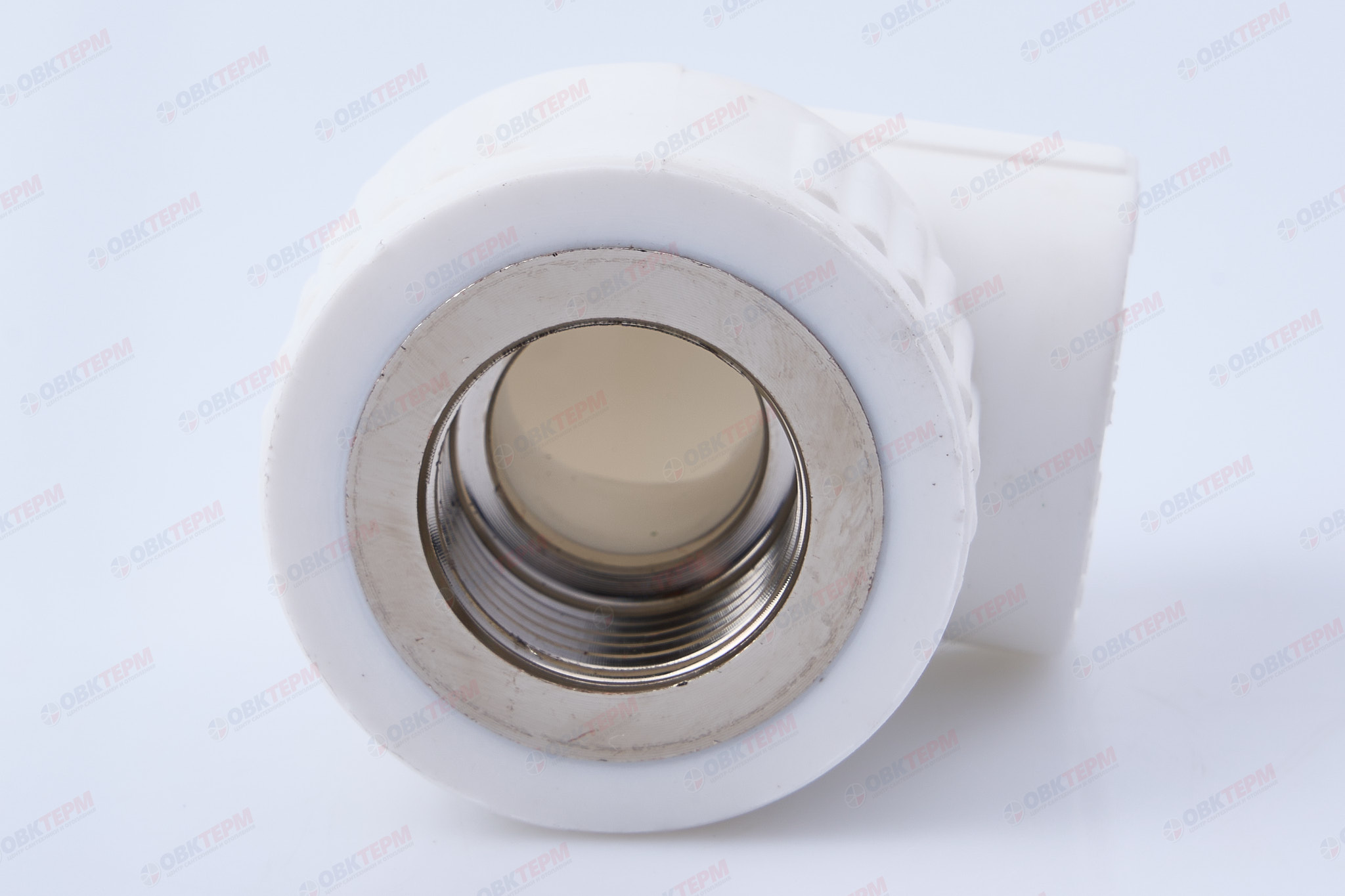 Угол с МРВ  20 * 1/2"      (белый)   (150/10)  (TIM) - миниатюра №3