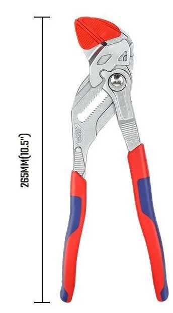 Клещи переставные-гаечный ключ 265мм CR-V (с кнопкой регулировки и подвижной губкой) WORKPRO, Китай - Изображение №4