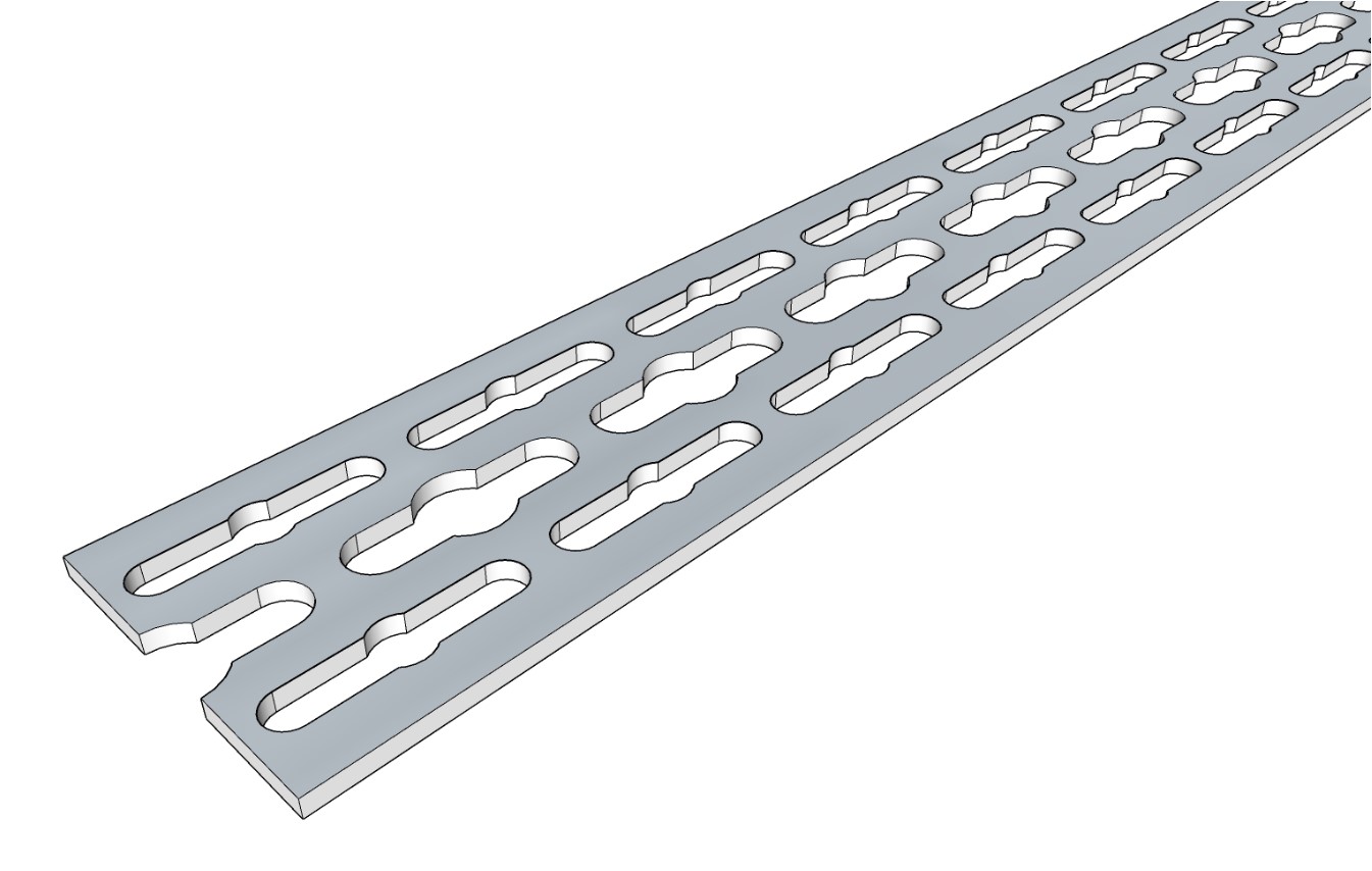 Монтажная шина 50х3х2000 мм    ZEISSLER     (10) - Изображение №1