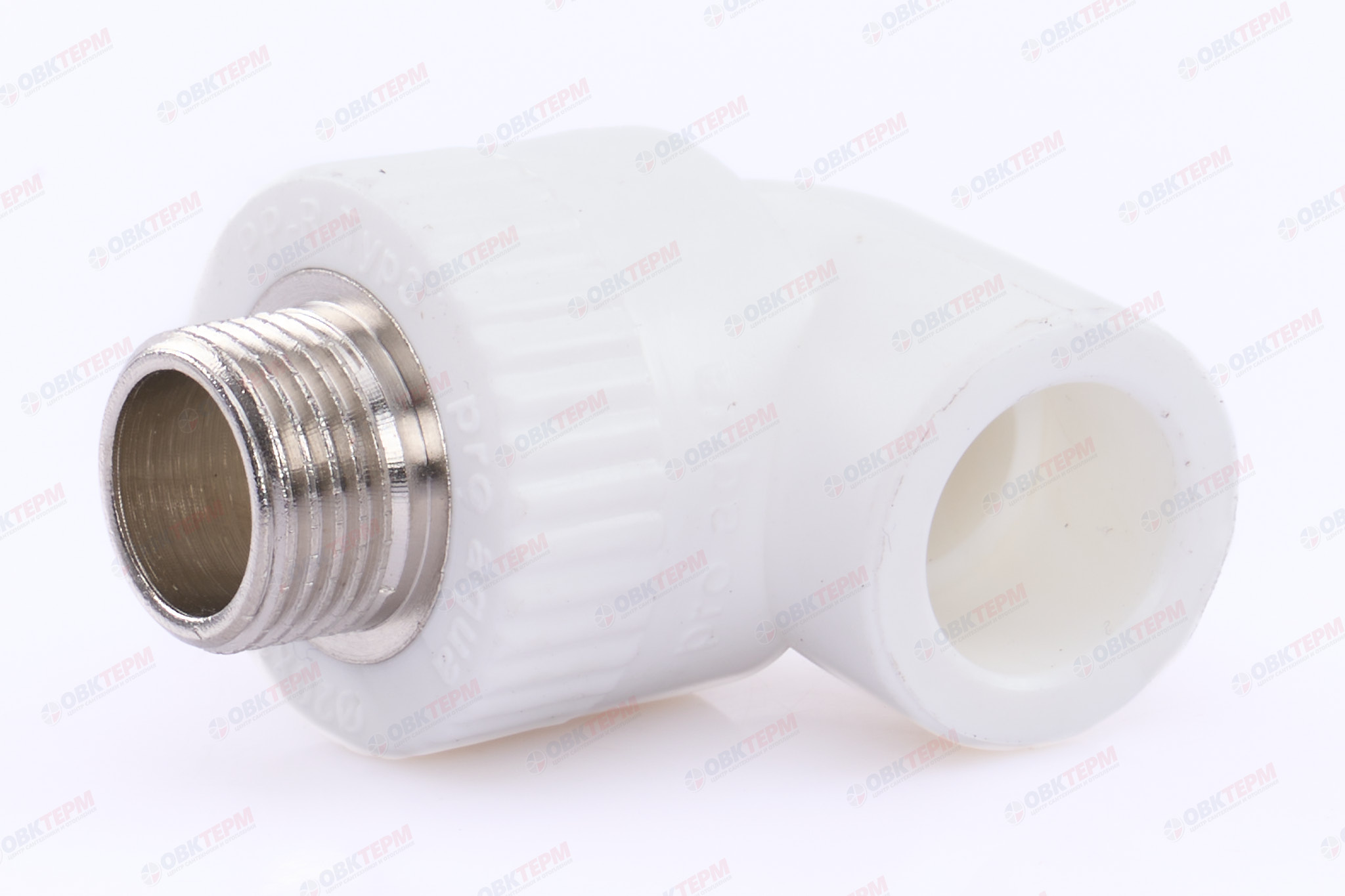 Угол с МРН  20 * 1/2"   БЕЛЫЙ   (PRO AQUA)     (150/10) - Изображение №2