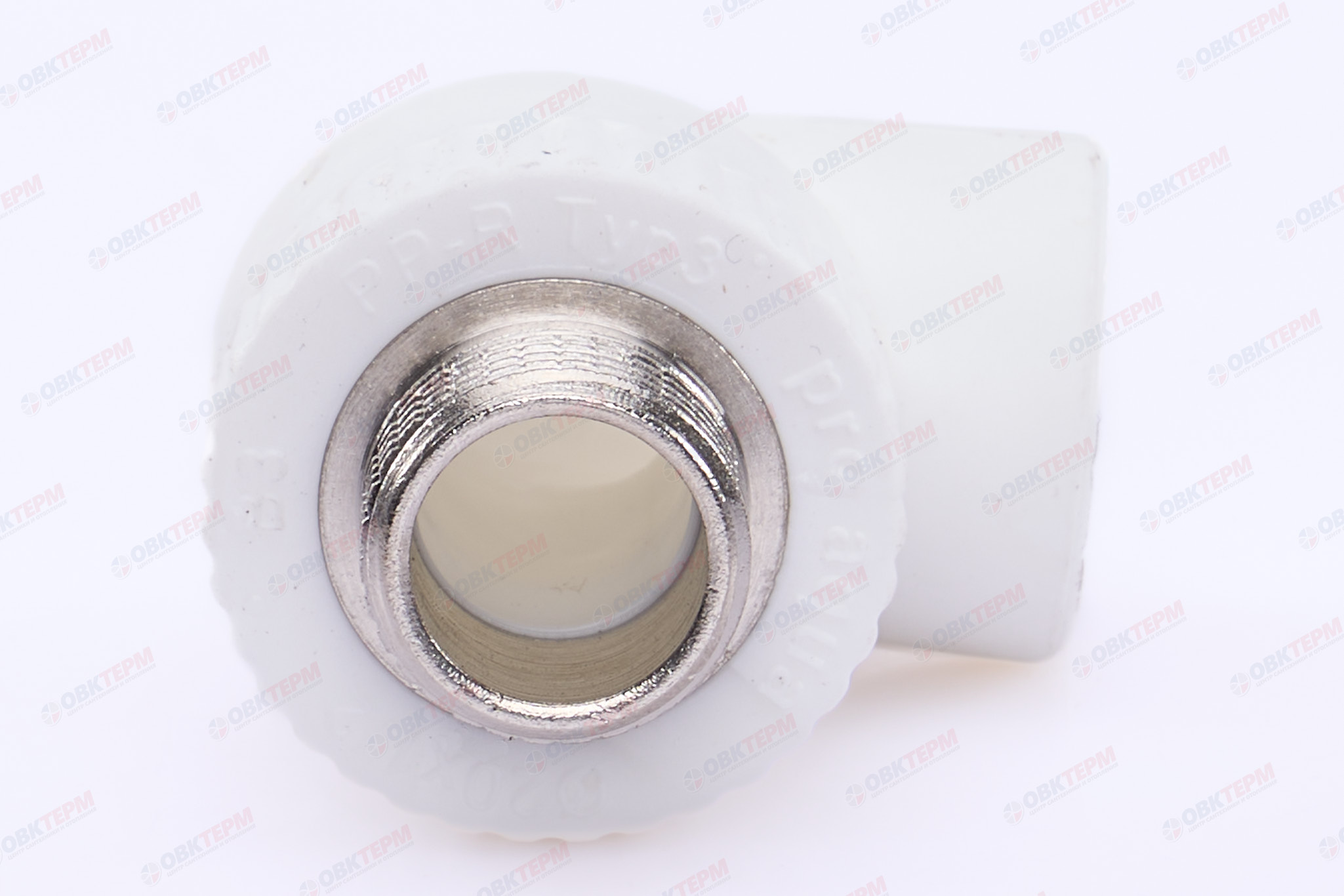 Угол с МРН  20 * 1/2"   БЕЛЫЙ   (PRO AQUA)     (150/10) - Изображение №3