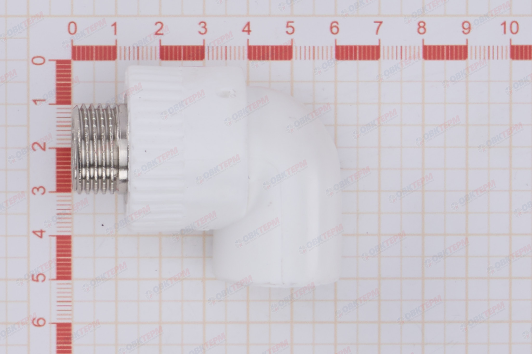 Угол с МРН  20 * 1/2"   БЕЛЫЙ   (PRO AQUA)     (150/10) - Изображение №5