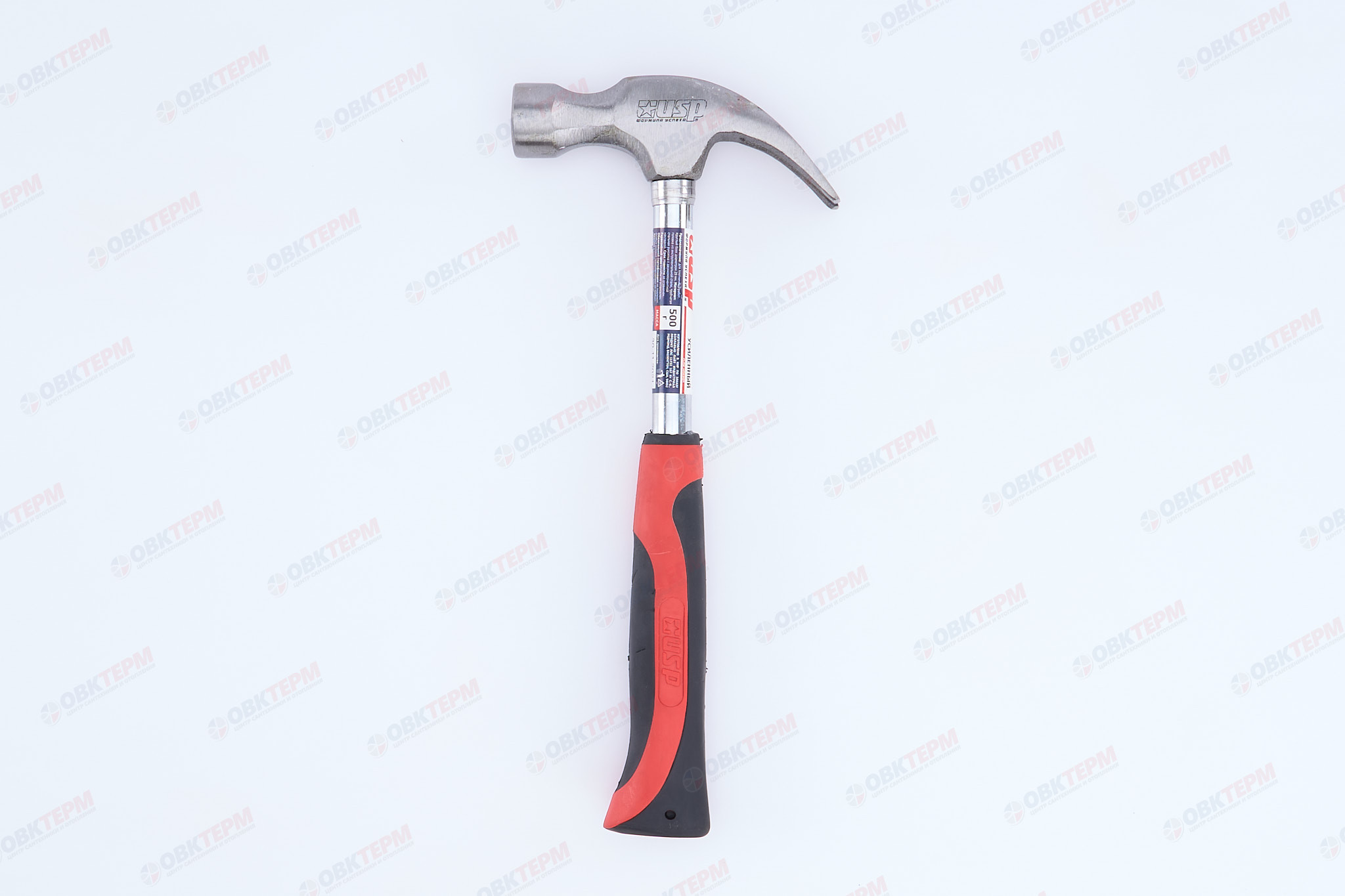 Молоток-гвоздодер с обрезиненной ручкой d29 мм, 500 гр USP - миниатюра №7