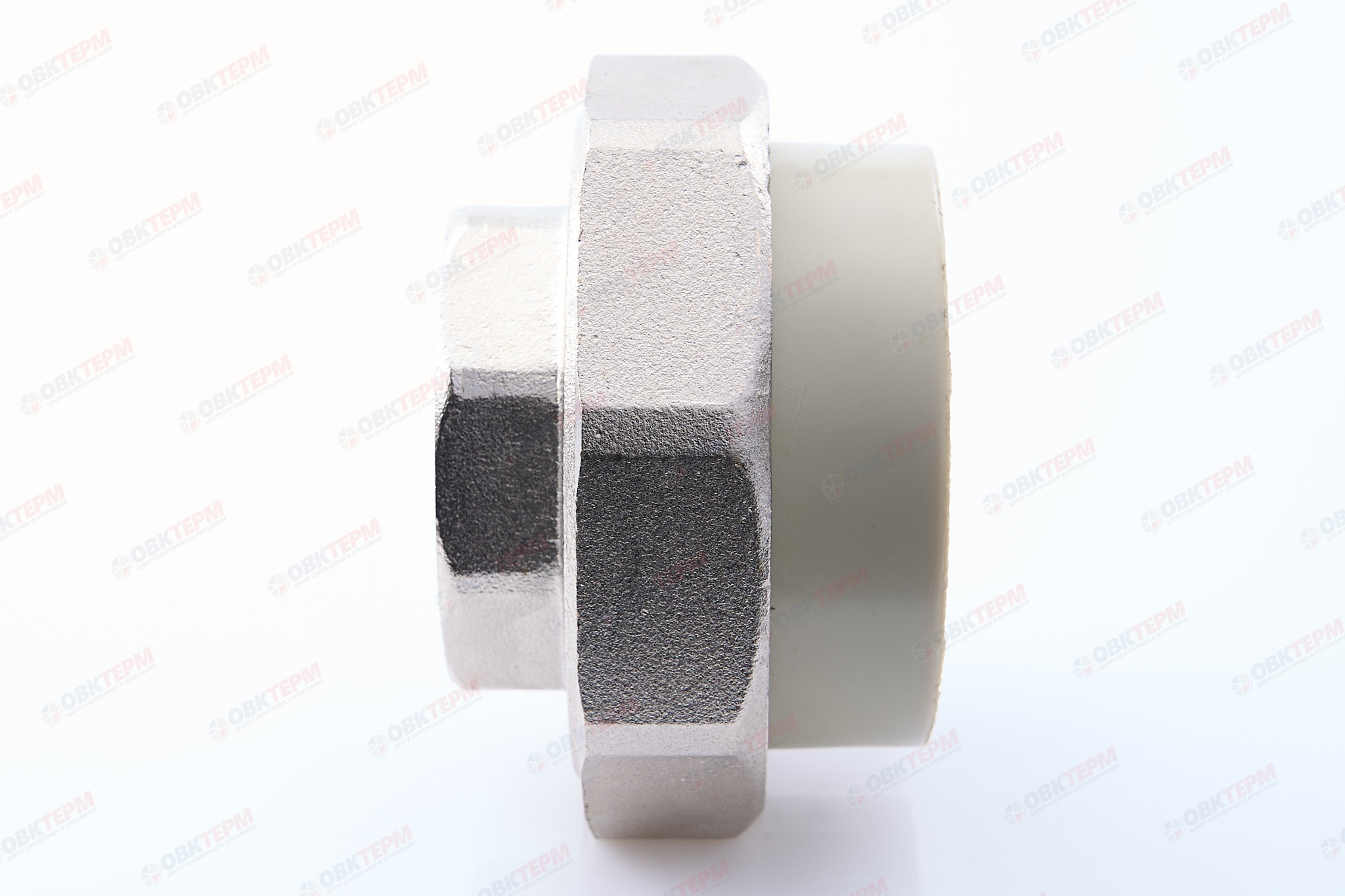 Разборное соединение   50 *  1 1/2"  В    СЕРОЕ PP-R    (RTP)    (24/4) - миниатюра №4
