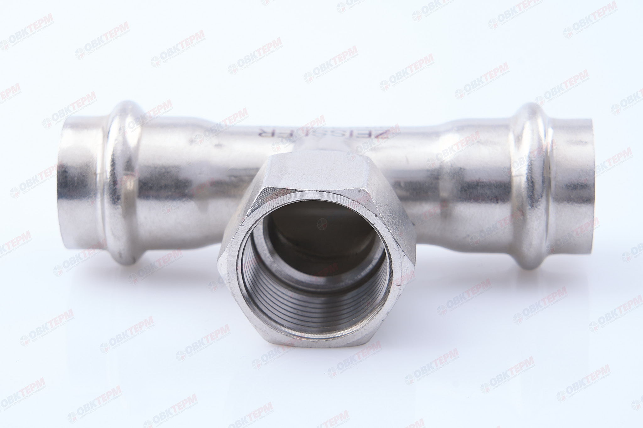 Тройник пресс из нерж.ст. 22  х 3/4"В  х 22  TIM  (40/5) - Изображение №2