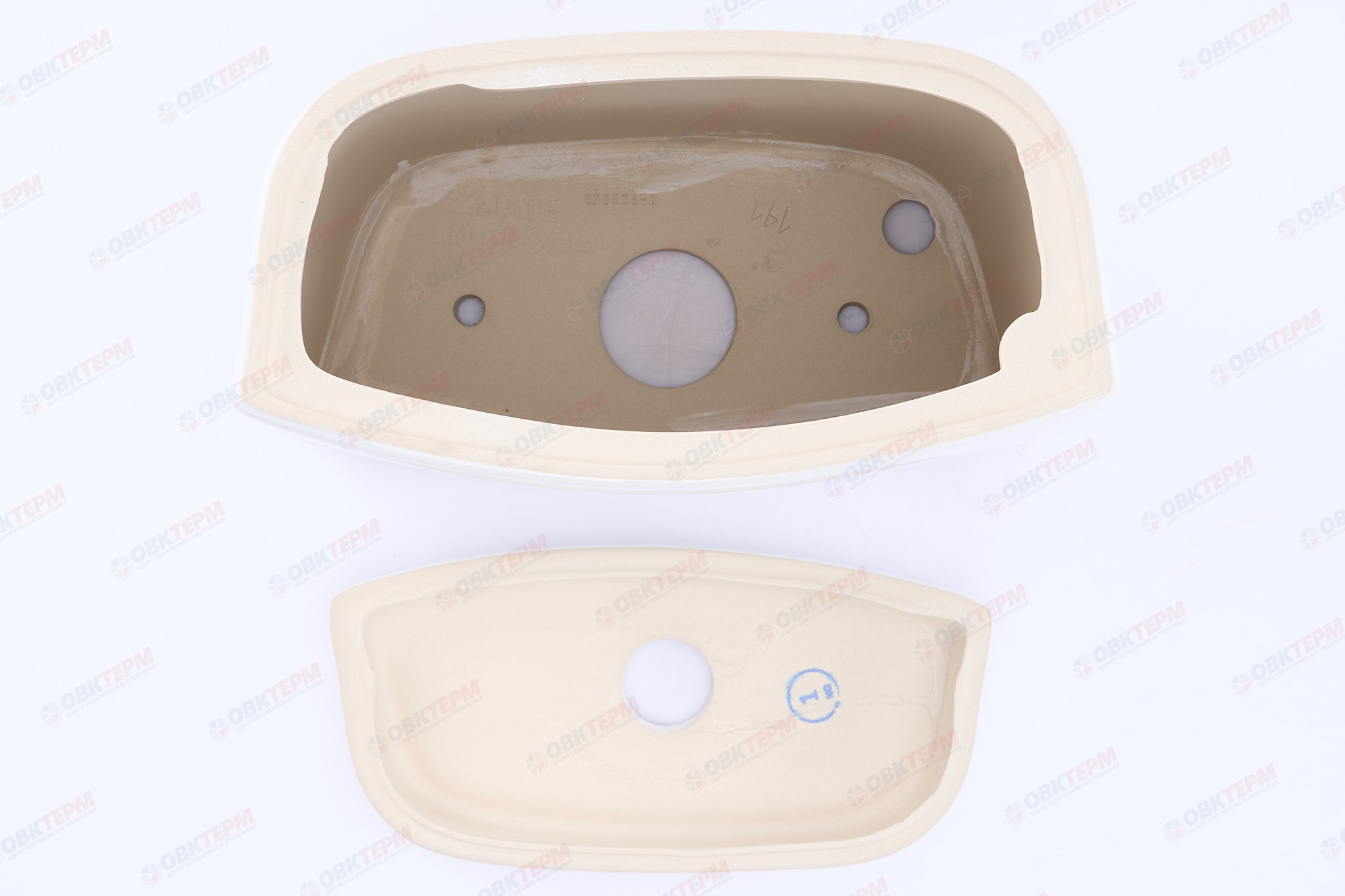 SANTEK бачок "Остин" (унитаз Остин), нижний подвод (180мм) - миниатюра №7