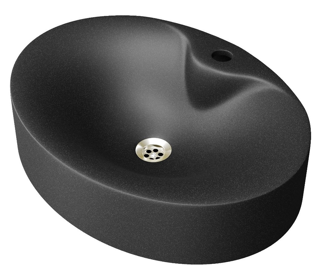 Умывальник FORMASTONE Лотос 110 G404 антрацит - Изображение №1