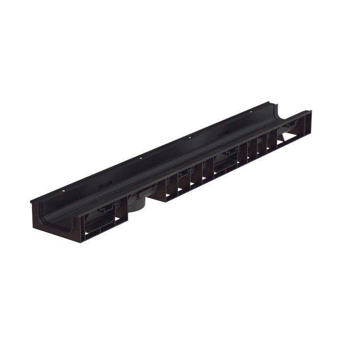 Лоток ЛВП Norma DN100 H55 без решетки (1000 х 148 х 55) - Изображение №1