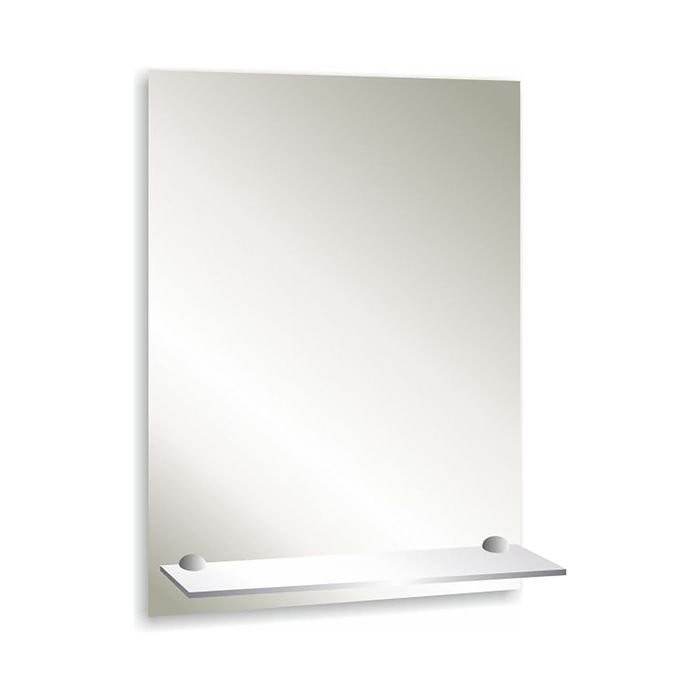Зеркало  390х590 прямоугольное с полкой Silver Mirrors - Изображение №1
