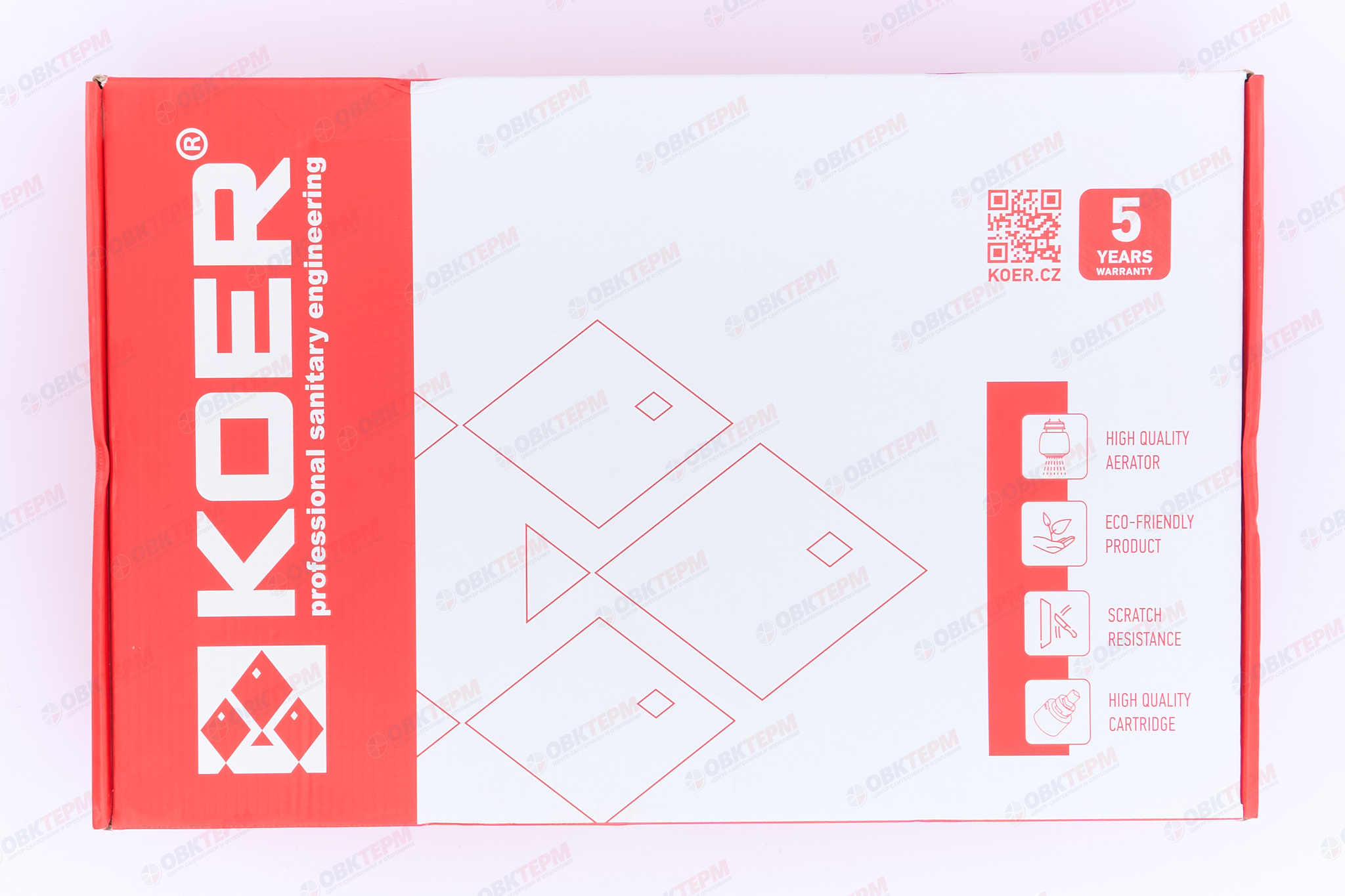 Смеситель на борт ванны KOER KB-43007-05 /3 отверстия  (Цвет черный) (8шт/ящ) - миниатюра №7